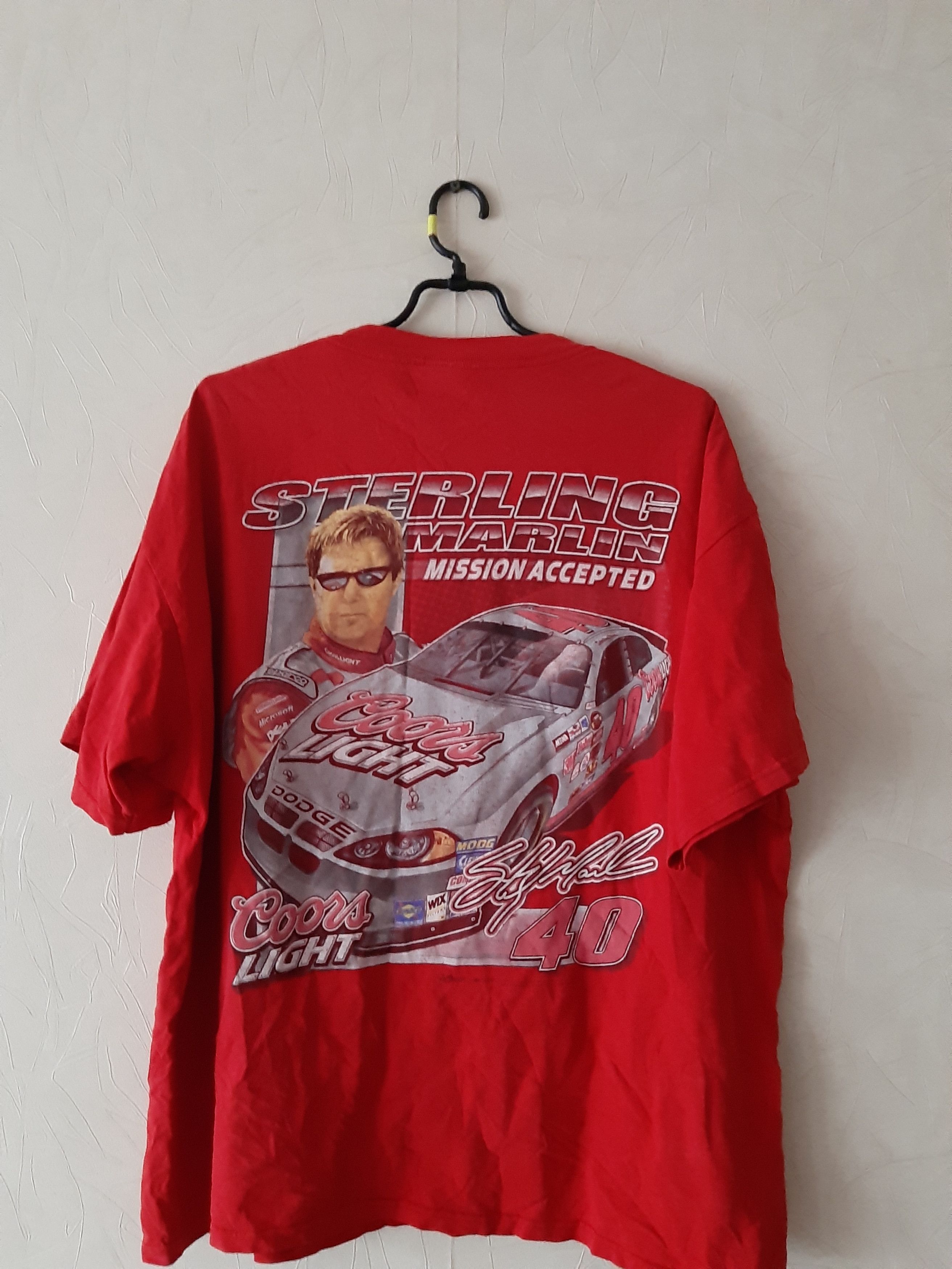 NASCAR × Vintage Sterling Marlin NASCAR 2005 Vintage T-shirt Size US XL / EU 56 / 4 - 6 Thumbnail