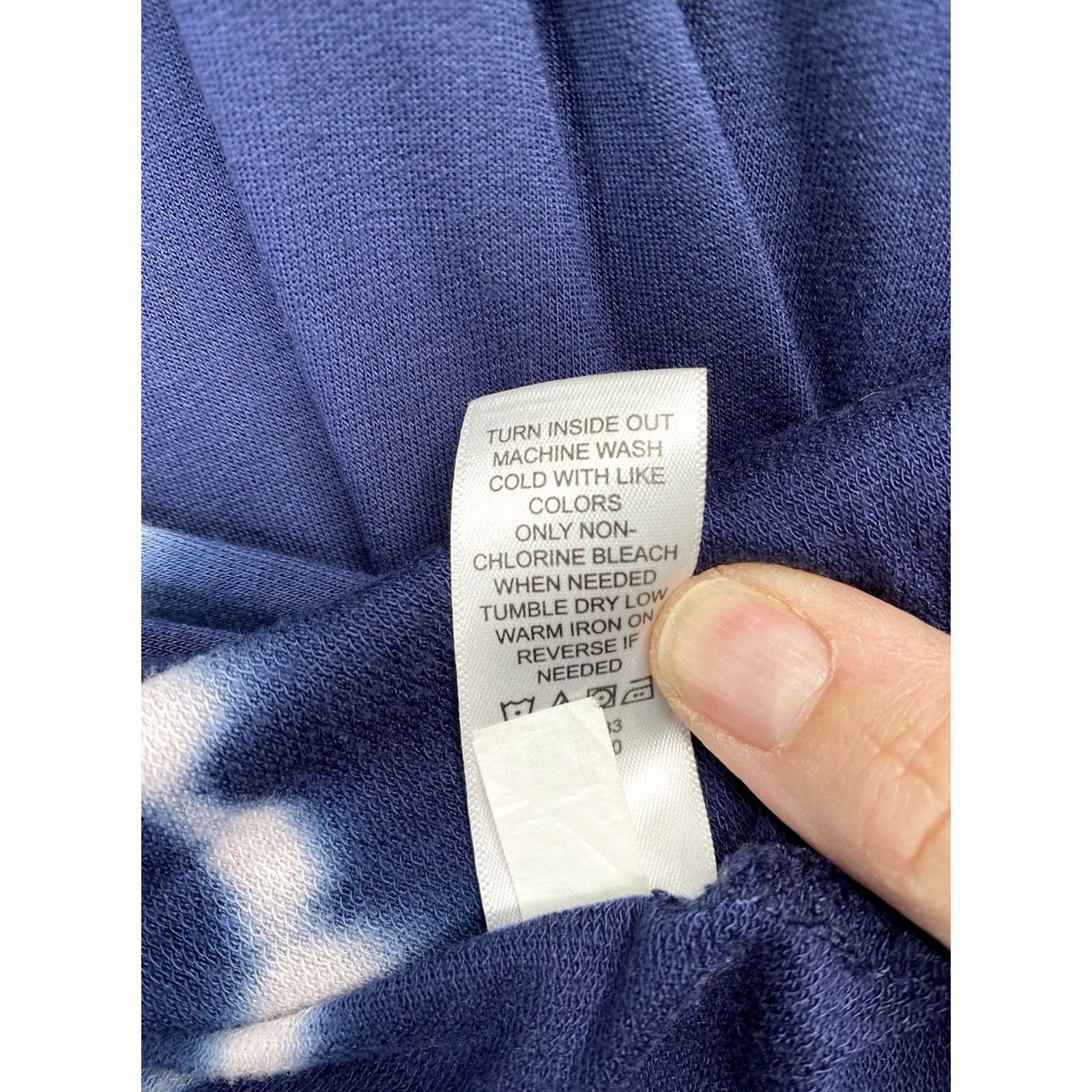 Vintage Maurices Cardigan Womens L Blue Tie Dye Casual Boho Open Front Lightweight V-Neck Sweater Mens Size L / US 10 / IT 46 - 6 Thumbnail