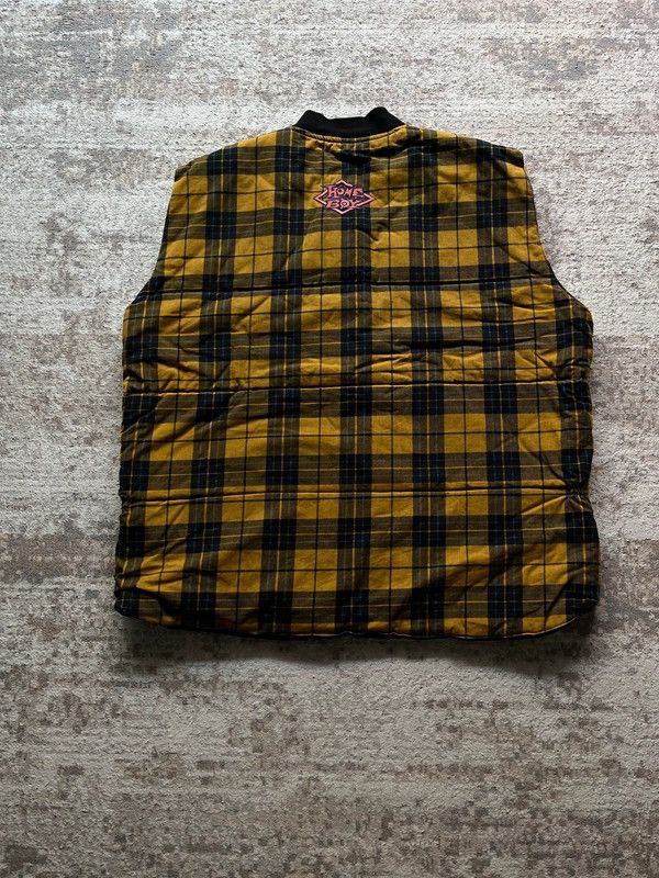 HOMME BOY CO. Home Boy Sz XXL Vest Plaid Baggy Rare Skateboarding Y2K Size US XXL / EU 58 / 5 - 2 Thumbnail
