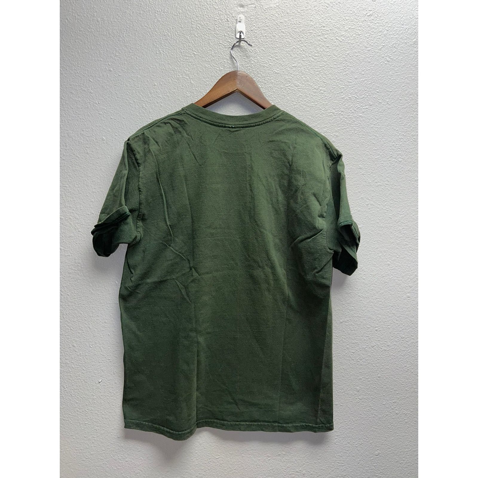 Gildan Vintage Horse Embroidery Shirt Fantom Fax Green Tee Large Size US L / EU 52-54 / 3 - 6 Thumbnail