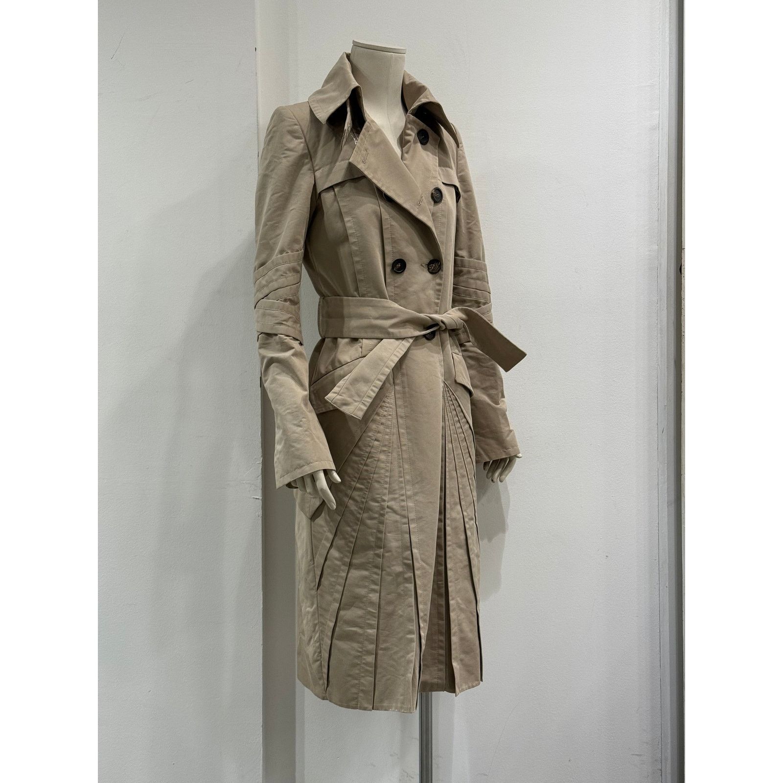 Gucci 2004 Gucci by Tom Ford paneled nylon trench coat Size S / US 4 / IT 40 - 3 Thumbnail