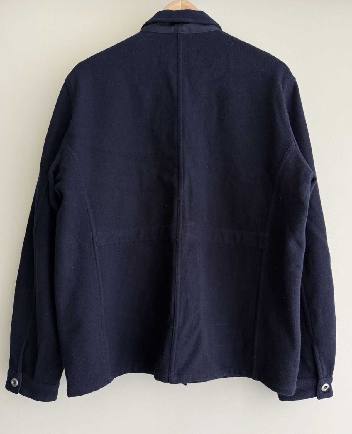 Universal Works Universal Works Cruiser Jacket Mowbray Navy Wool Size: M Size US M / EU 48-50 / 2 - 5 Thumbnail