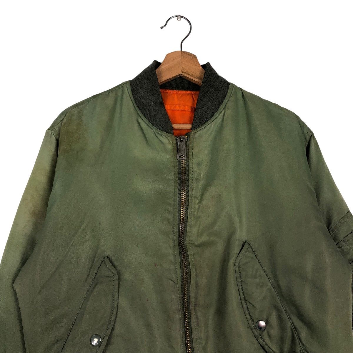 Vintage 🔥Riot Riot Vintage Reversible Bomber Ma-1 Jacket Wastop Size US M / EU 48-50 / 2 - 3 Thumbnail