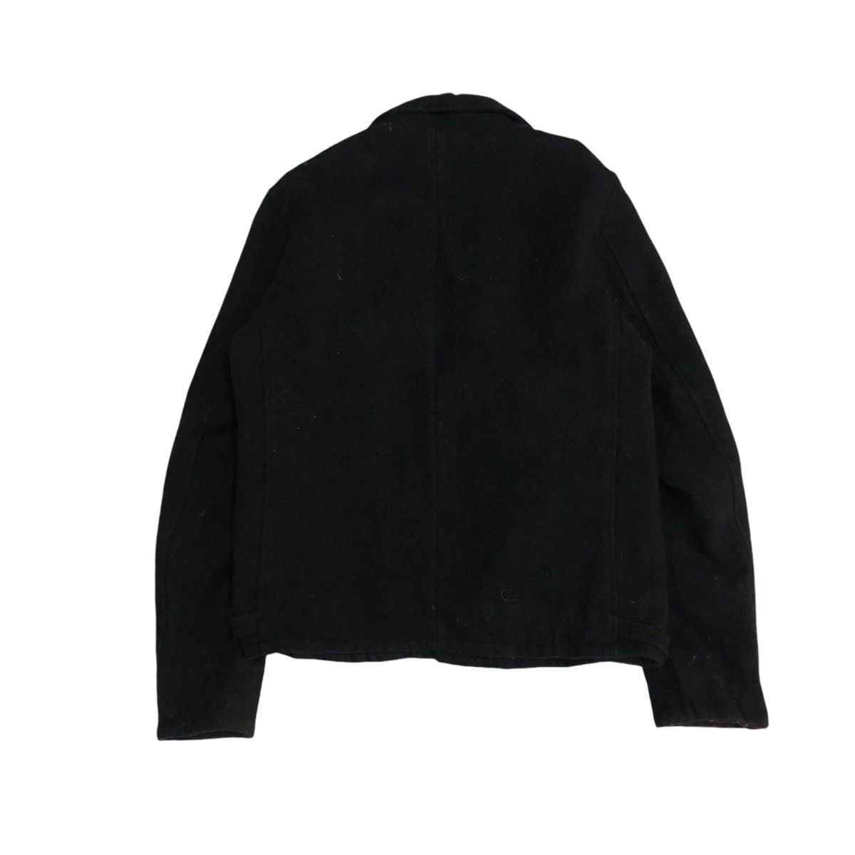 Hysteric Glamour 🔥VINTAGE WOOL CROPPED BIKER JACKET RAGEBLUE DOUBLE COLLAR Size US M / EU 48-50 / 2 - 2 Thumbnail