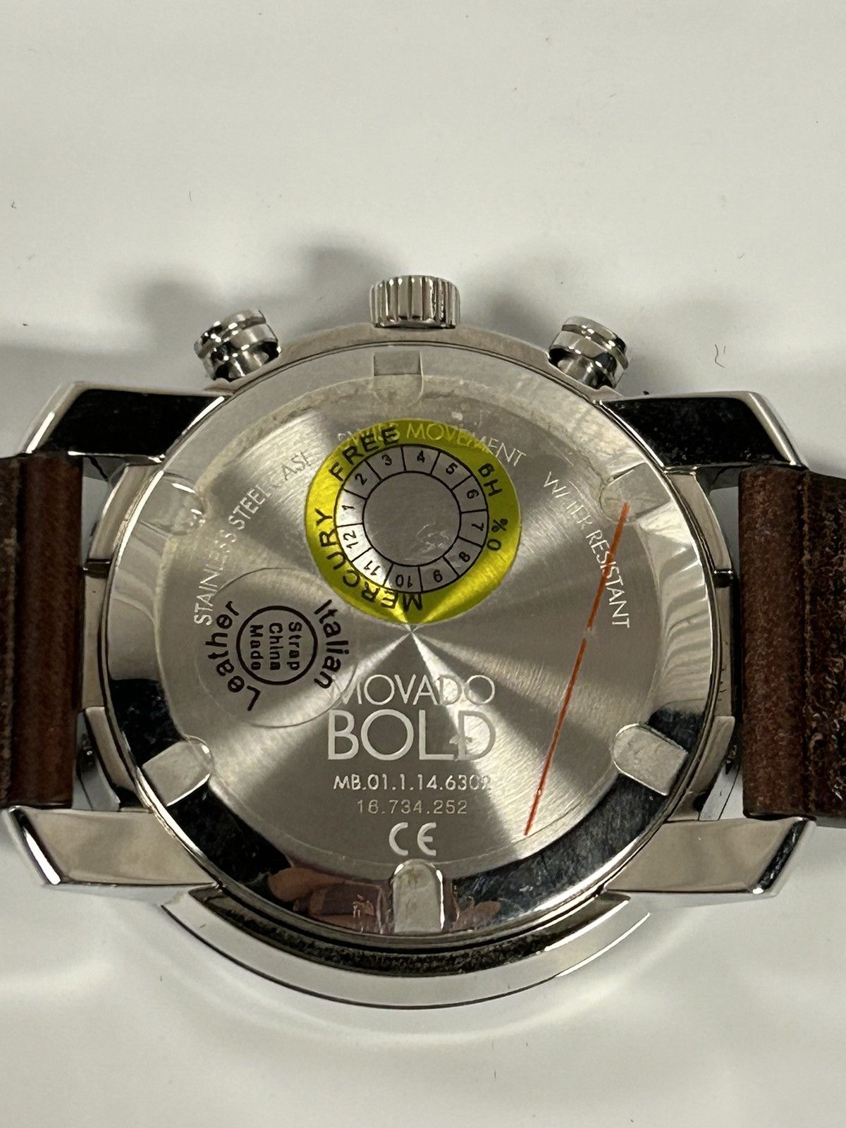 Movado Movado Bold Mens 44mm Chronograph Watch 3600465 Size 44 - 16 Thumbnail