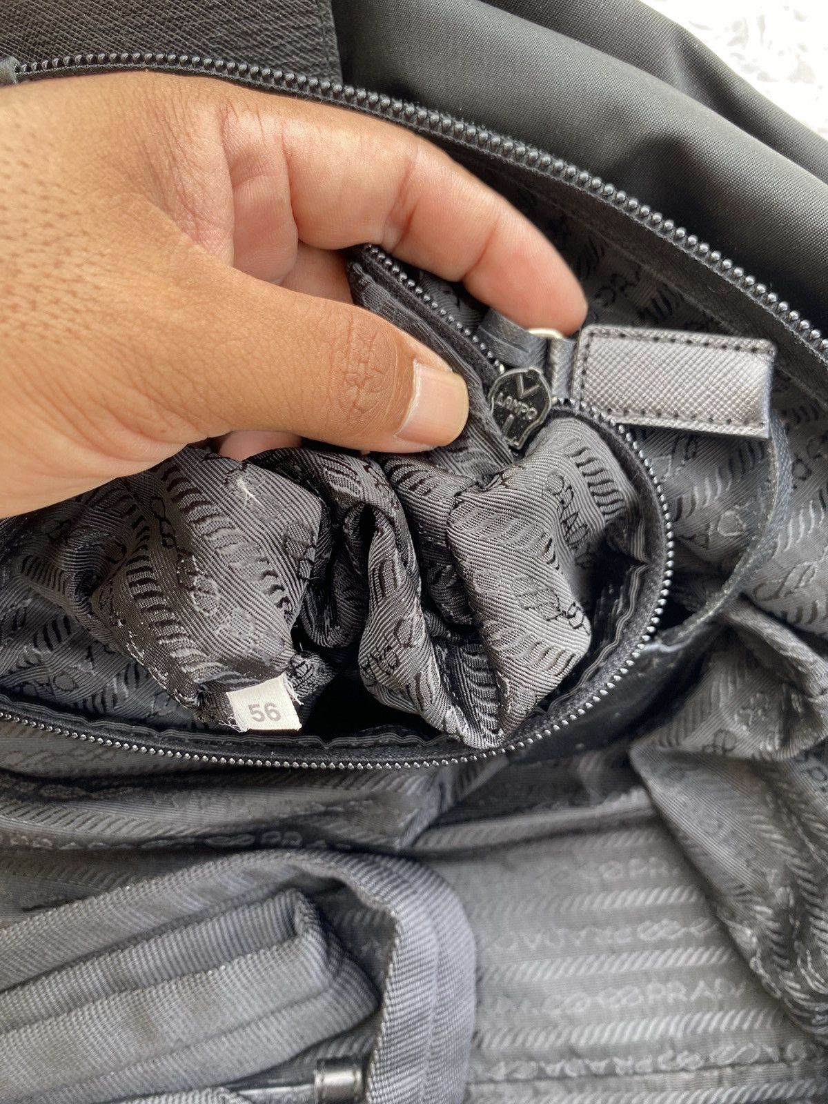 Prada PRADA Duffle Travel Carry Handbag Shoulder Bag Black Nylon Size ONE SIZE - 18 Thumbnail