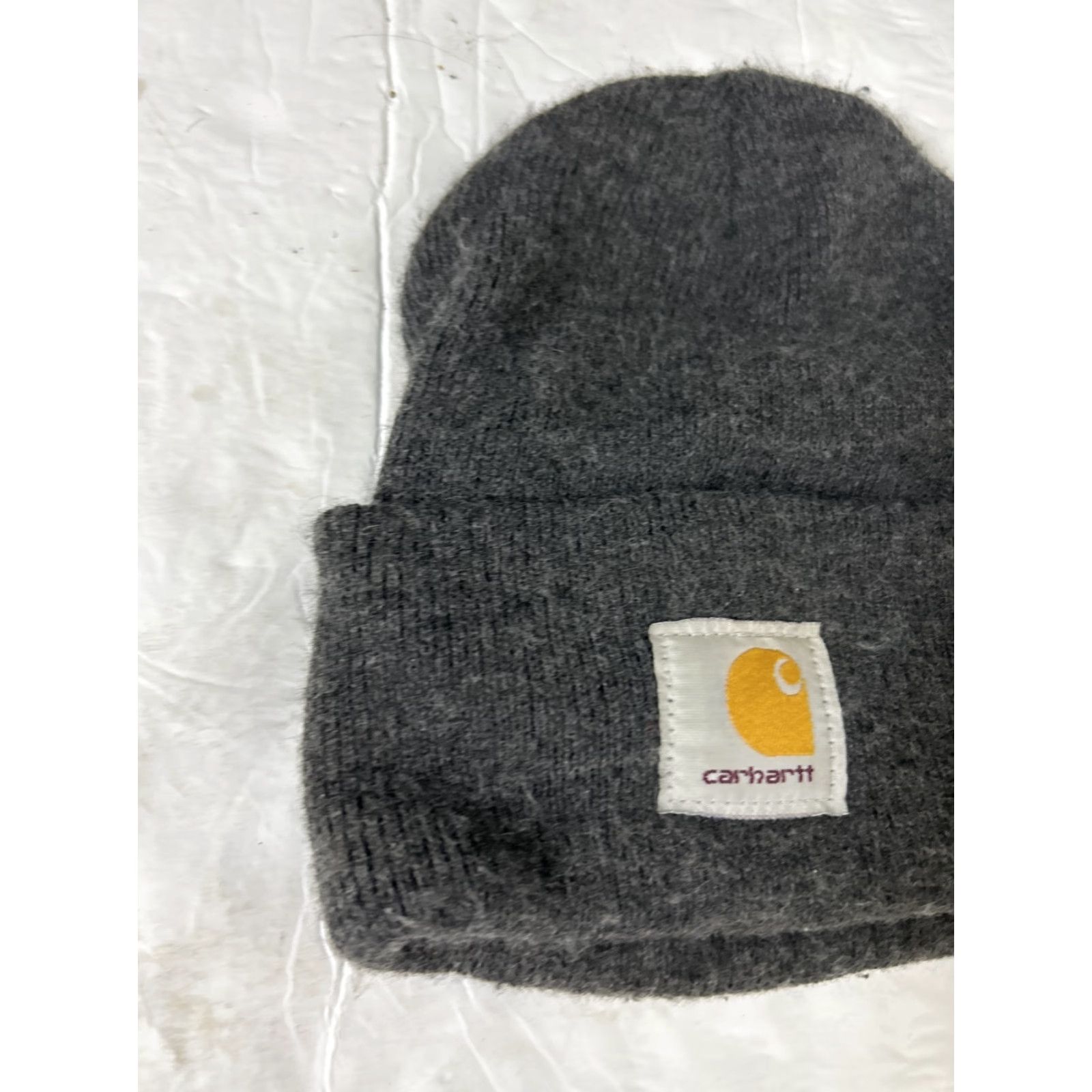 Carhartt Carhartt Beanie Men Winter Gray Acrylic Knit One Size Cap Ski Style Adult Mens Size ONE SIZE - 2 Thumbnail