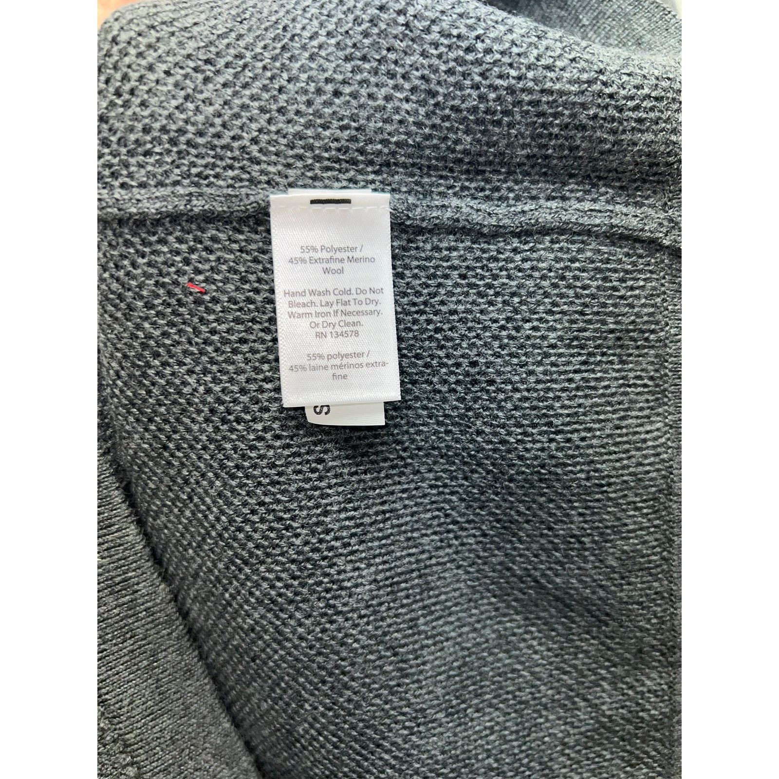 Vineyard Vines Vineyard Vines Shep & Ian Sweater Gray Large Merino Wool Size US L / EU 52-54 / 3 - 7 Thumbnail
