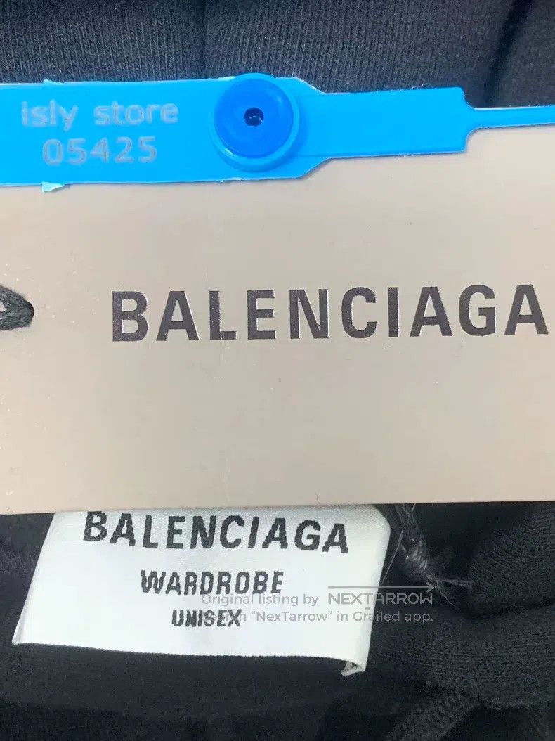Balenciaga Balenciaga Letter Pattern Hooded Long Sleeve Sweater Size US M / EU 48-50 / 2 - 4 Thumbnail