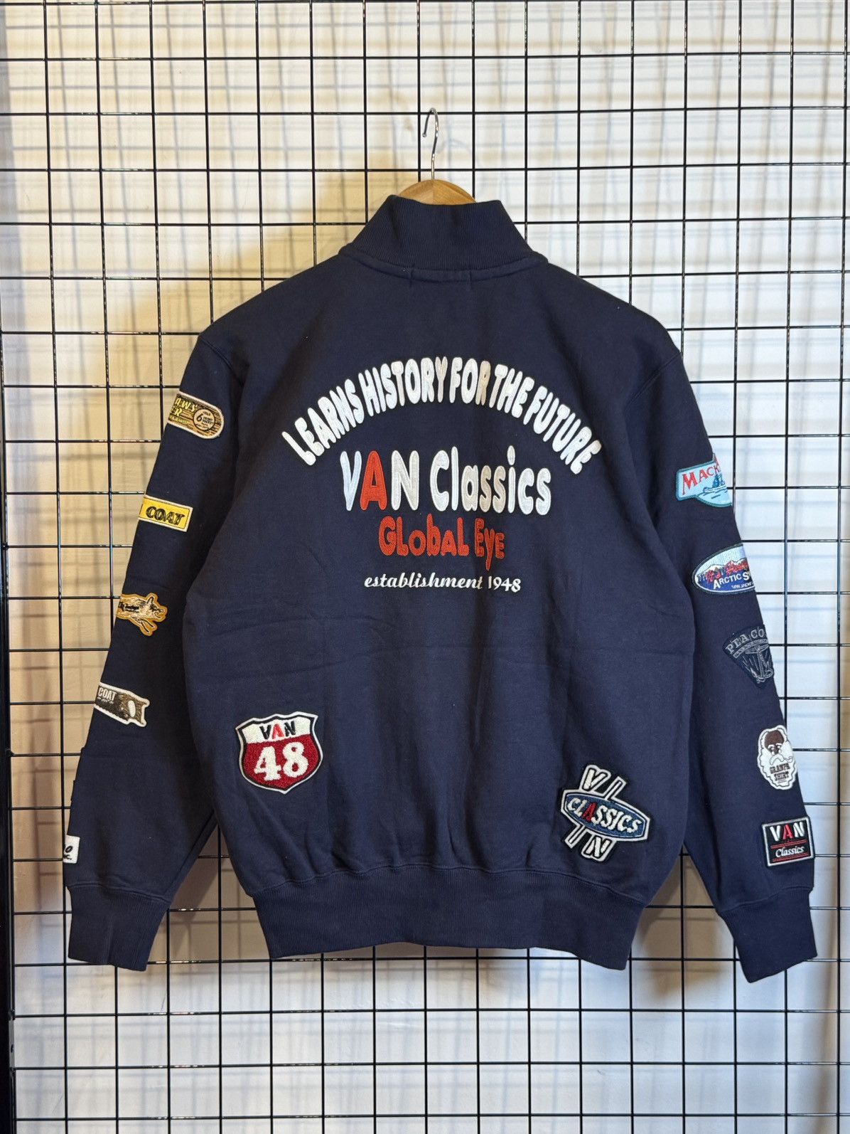 Van Japanese brand VAN sweatshirt zip Size US M / EU 48-50 / 2 - 3 Thumbnail