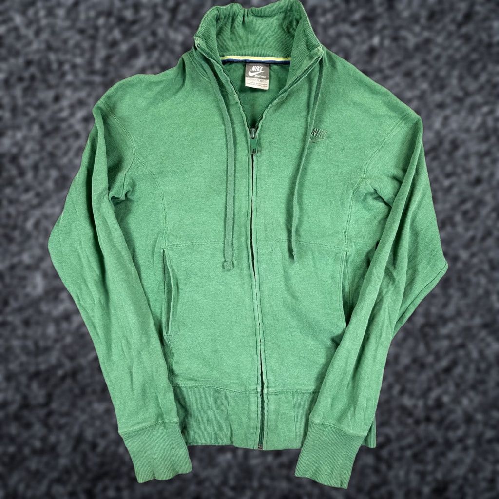 Nike Nike Sportswear Sweatshirt Womens XS Green Full Zip High Neck Size XS / US 0-2 / IT 36-38 - 1 Thumbnail