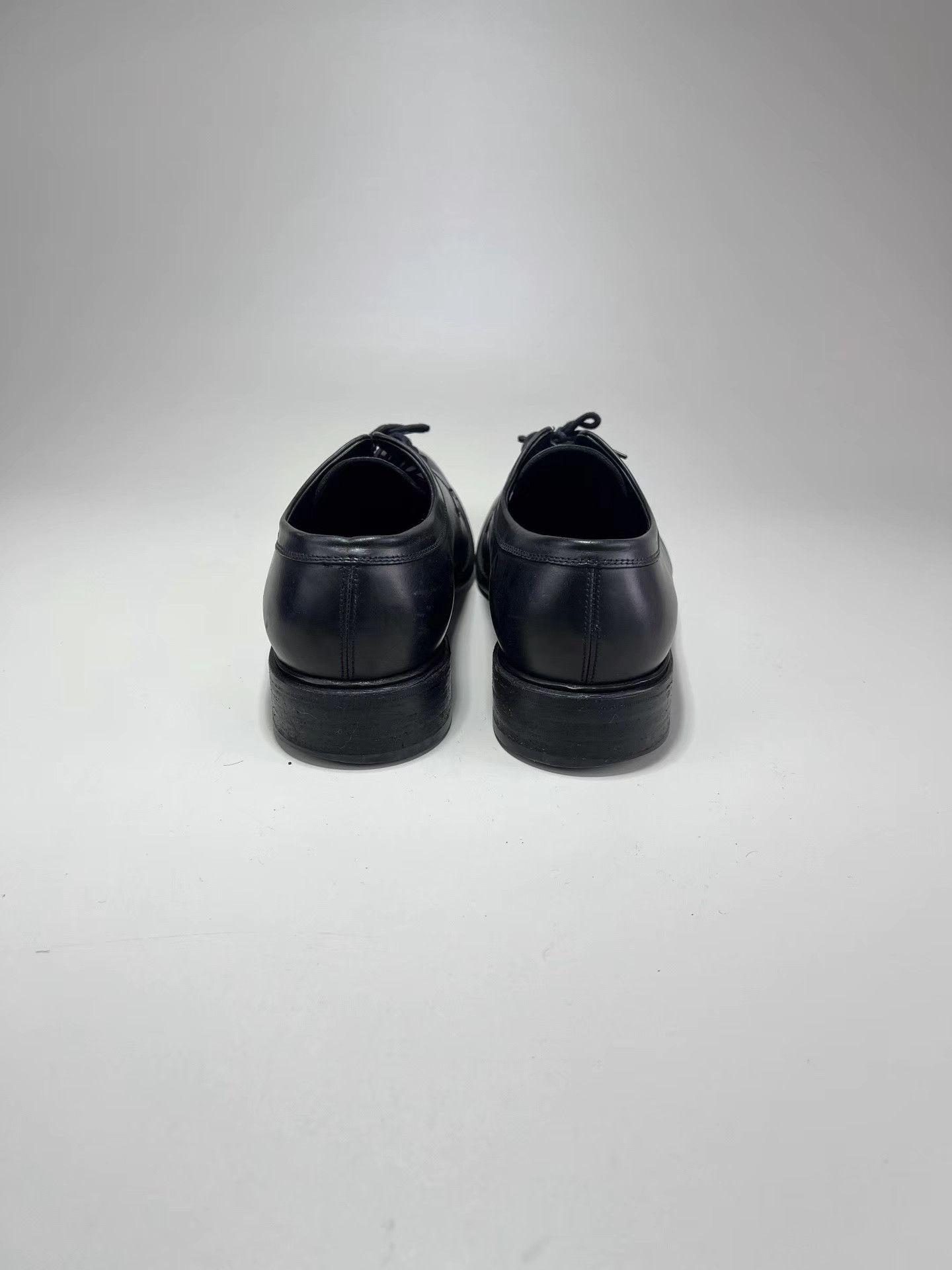 Salvatore Ferragamo FERRAGAMO Black Leather Shoes Size US 9.5 / EU 42-43 - 3 Thumbnail