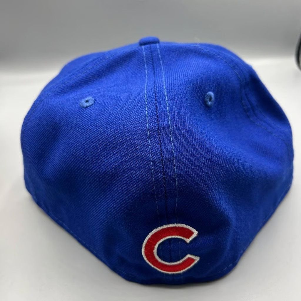 New Era Chicago Cubs Hat Men 7 3/4 Holly 59Fifty New Era Fitted Cap Size ONE SIZE - 4 Thumbnail