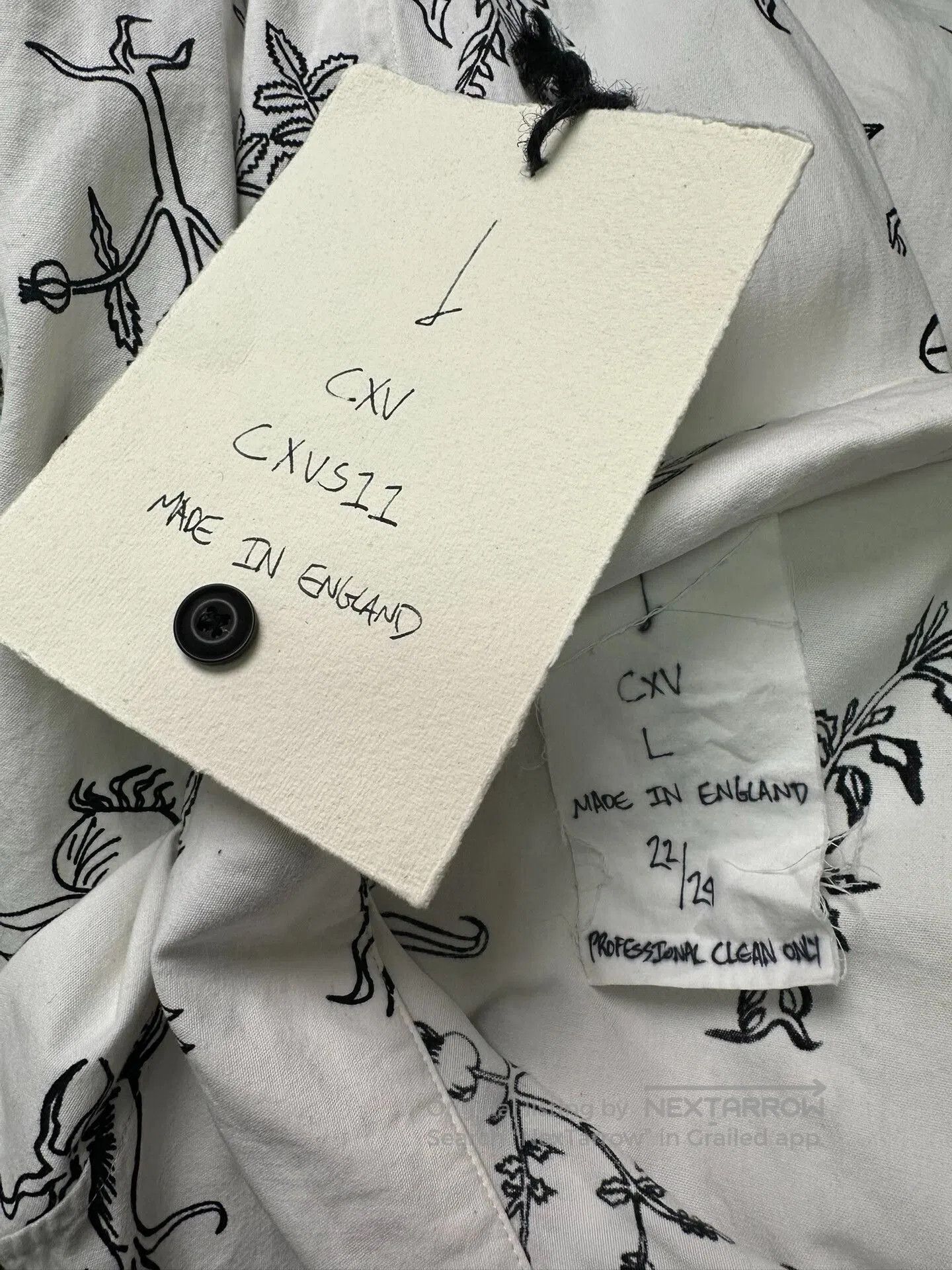 John Alexander Skelton John Alexander Skelton 24SS Plant Shirt. Size US L / EU 52-54 / 3 - 8 Thumbnail