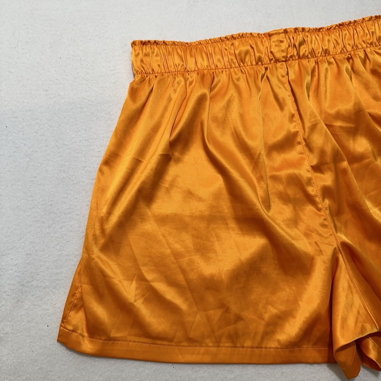 Other Savage X Fenty Small Satin Boxers Orange Shorts 3" Inseam Size 28" / US 6 / IT 42 - 8 Thumbnail