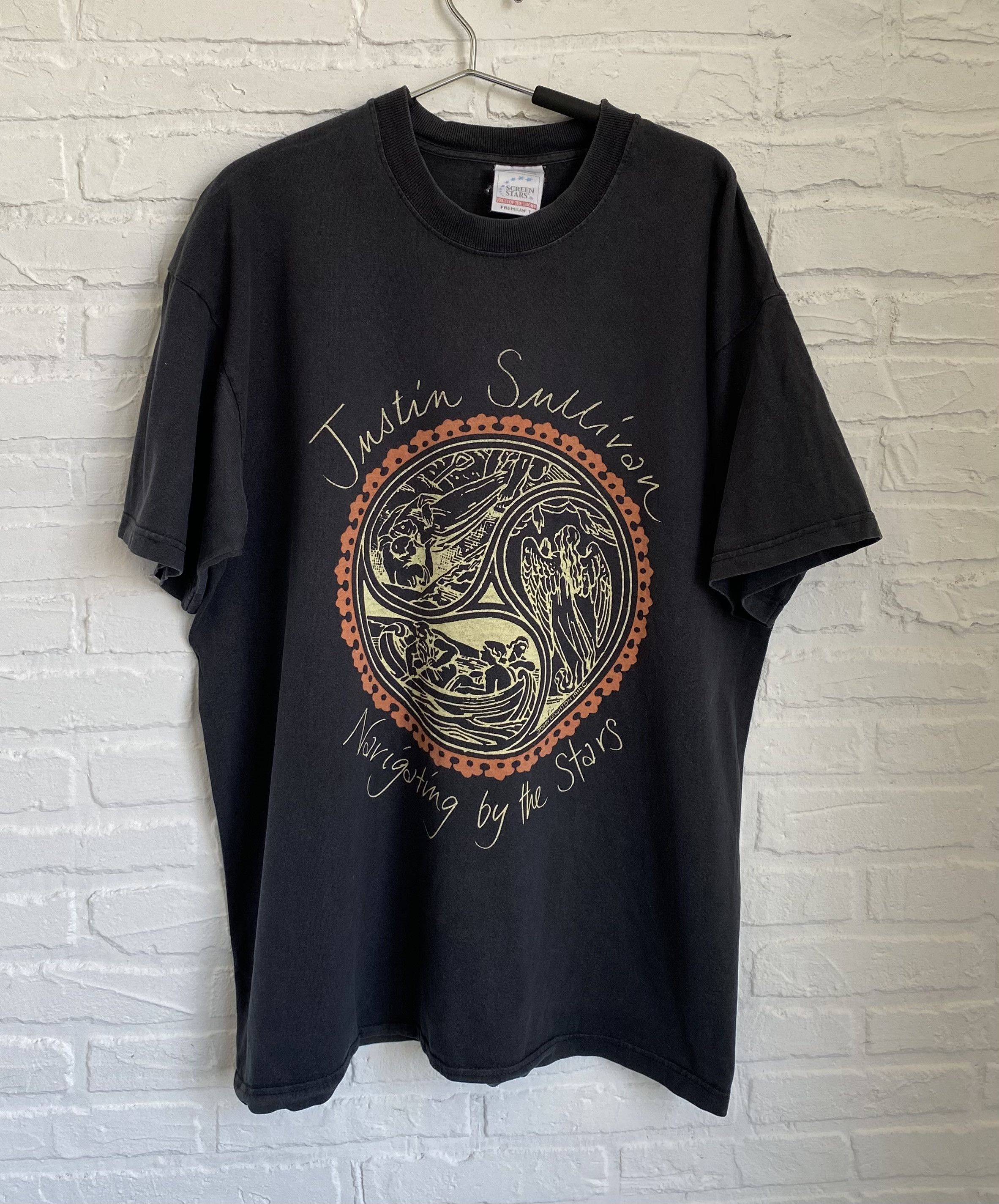 Band Tees × Vintage Vintage 2003 justin Sullivan navigating by the stars tee Size US XL / EU 56 / 4 - 1 Thumbnail