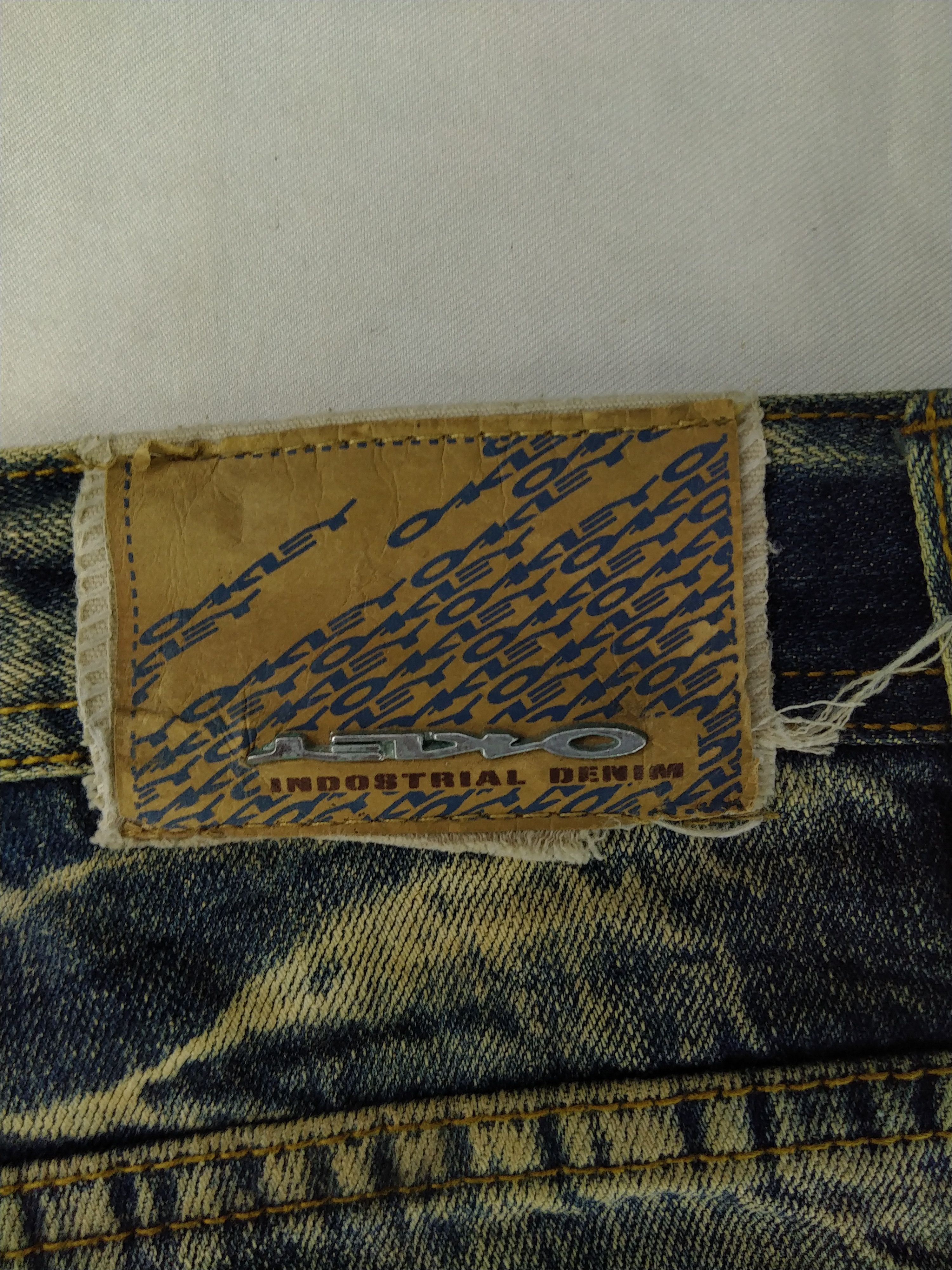 Oakley Oakley Patch Industrial Distressed Denim 34x32 -JN104 Size US 34 / EU 50 - 10 Thumbnail