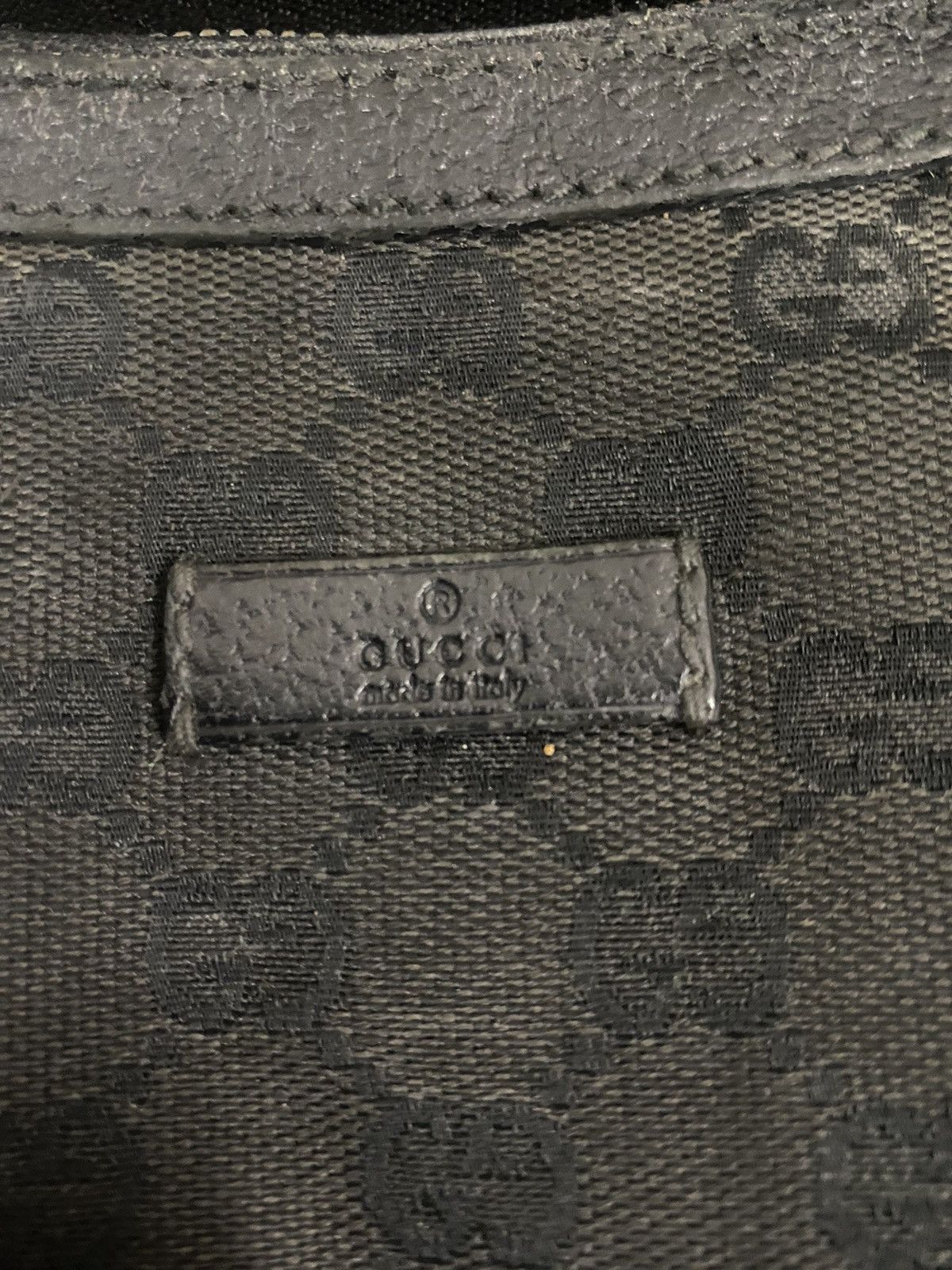 Gucci Vintage Black Monogram Gucci Crossbody Size ONE SIZE - 4 Thumbnail