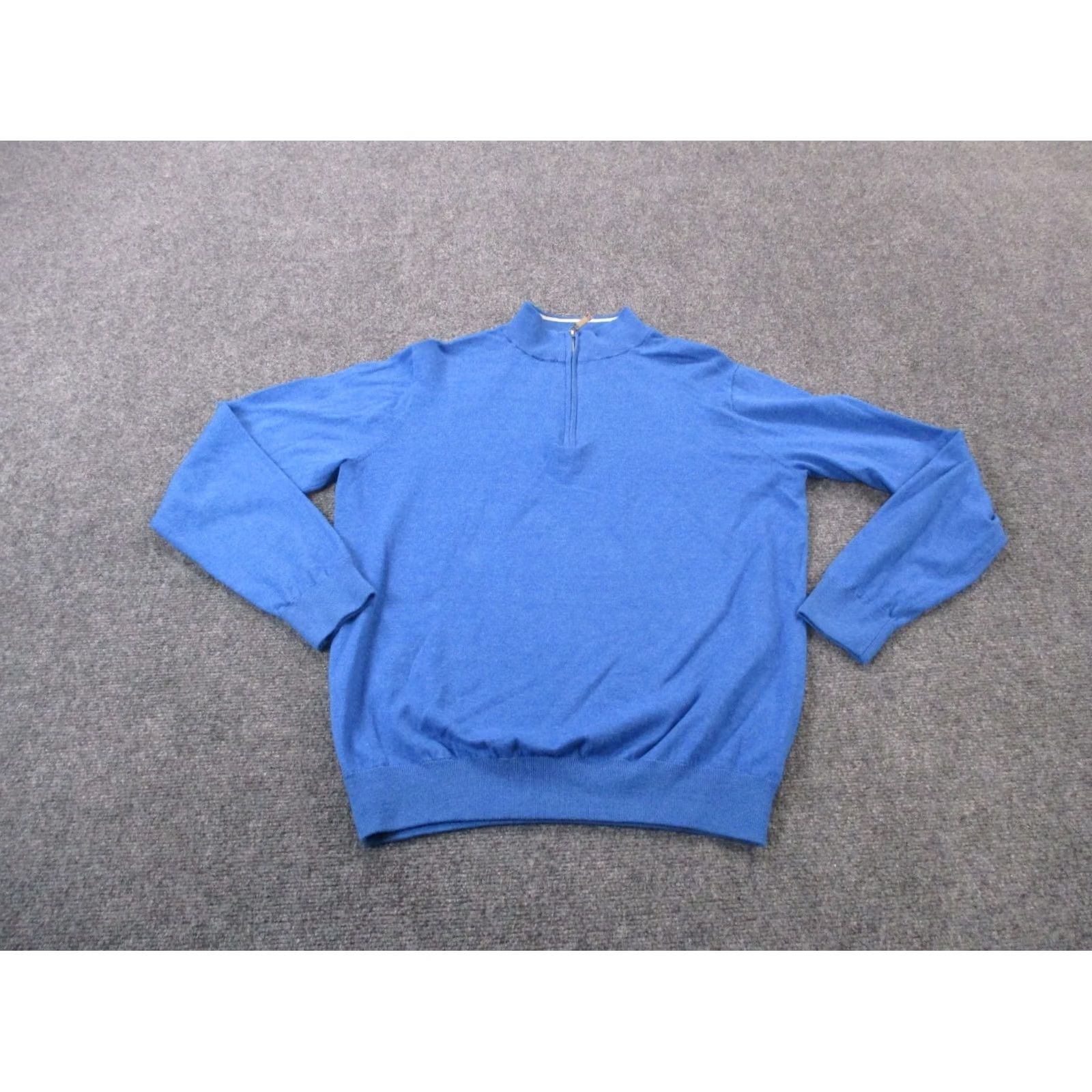 Peter Millar Peter Millar Sweater Men M Blue Silk Pullover Golf Logo Preppy Stretch Sport Shirt Size US M / EU 48-50 / 2 - 2 Thumbnail