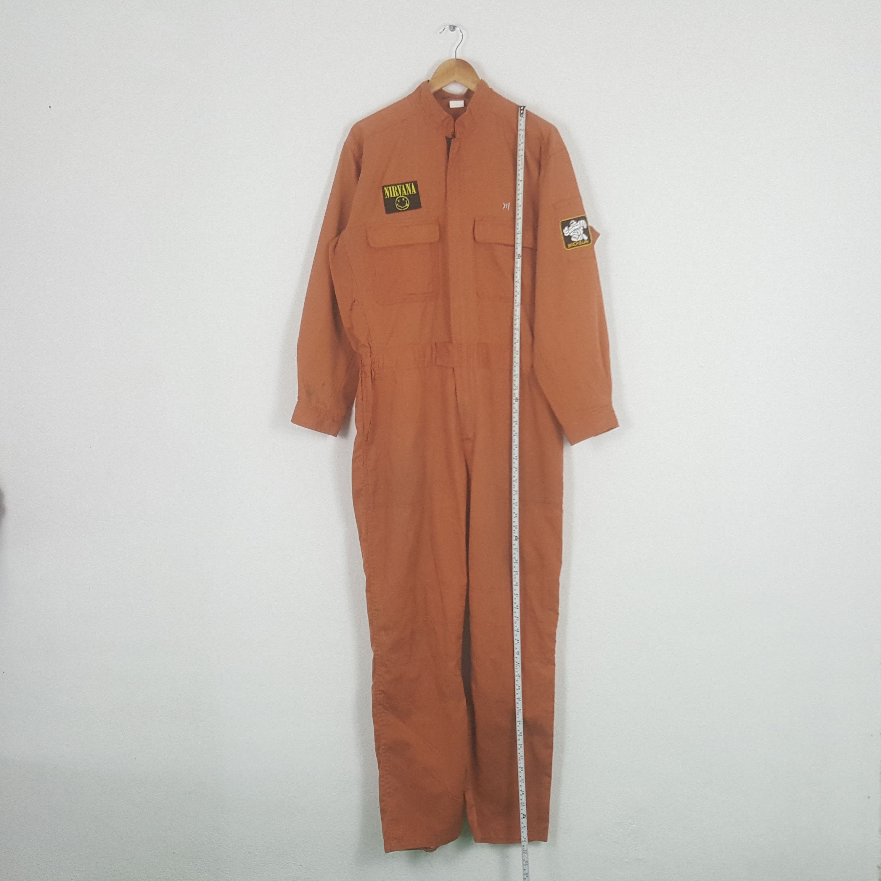 Nirvana × Vintage Vintage Nirvana x Michelin Patches Work Coverall Jacket Size US L / EU 52-54 / 3 - 7 Thumbnail