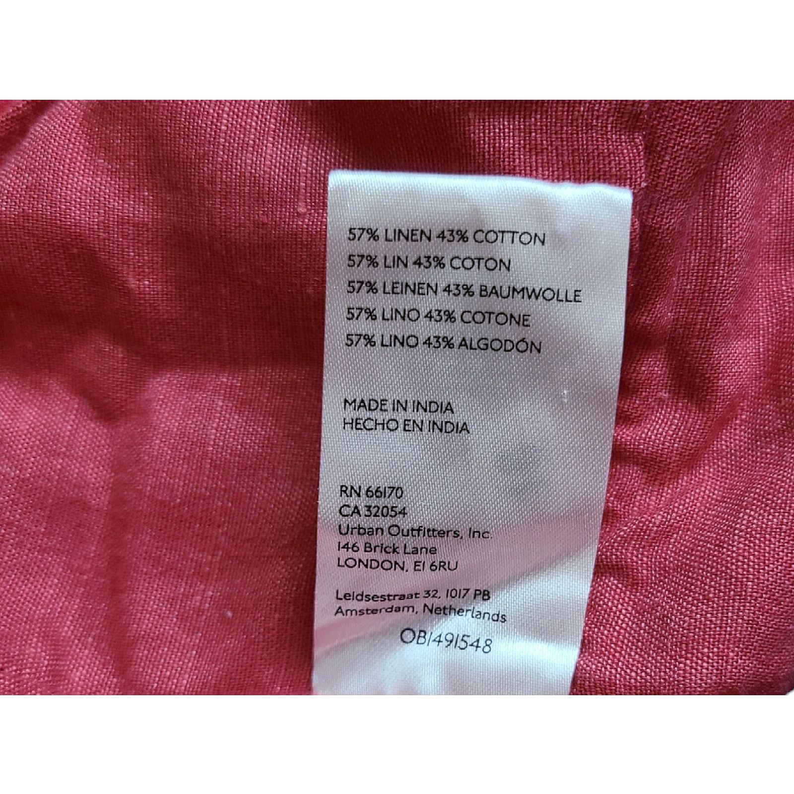 Anthropologie Maeve Anthropologie Red Linen Bustier Top Size Small NWT Size S / US 4 / IT 40 - 7 Thumbnail