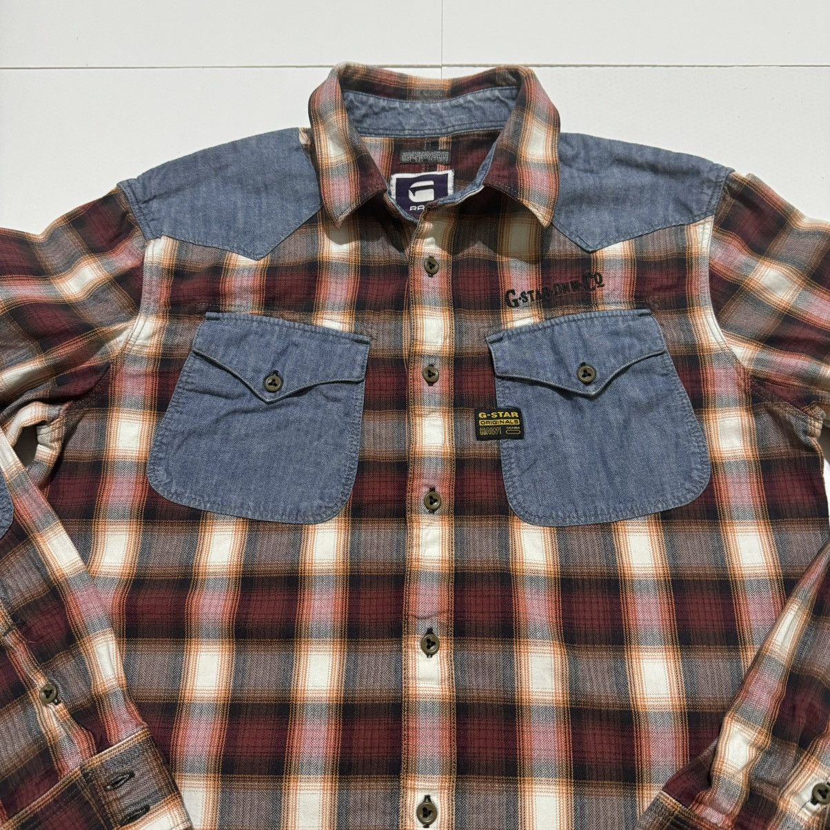G-Star G-Star Raw Men’s Shirt Multicoloured Slim Fit Button Up Size US XL / EU 56 / 4 - 2 Thumbnail