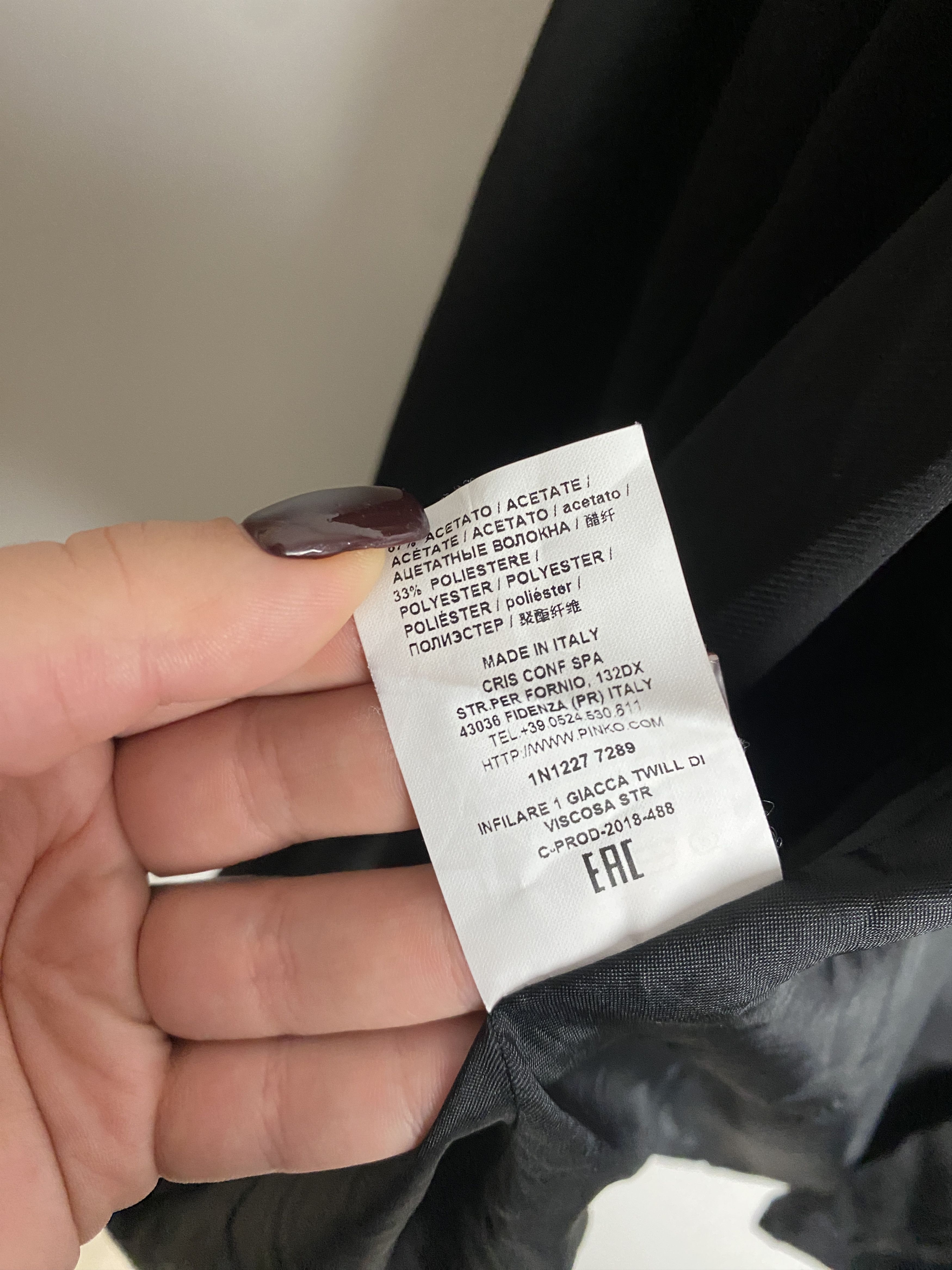 Pinko Pinko black viscose blazer jacket Size M / US 6-8 / IT 42-44 - 5 Thumbnail