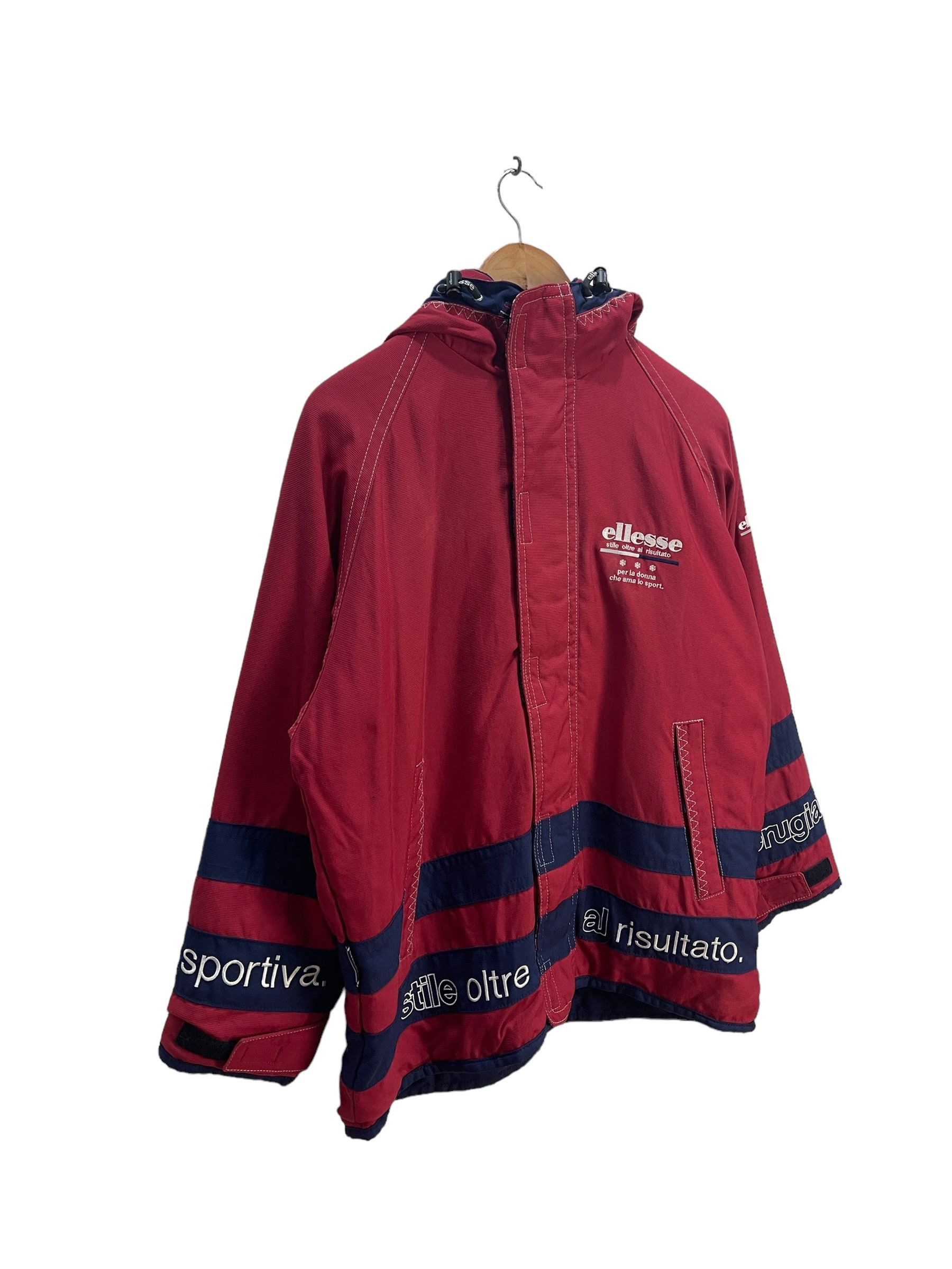Ellesse Vintage Ellesse Perugia Sportiva Hoodies Jacket Size US L / EU 52-54 / 3 - 4 Thumbnail
