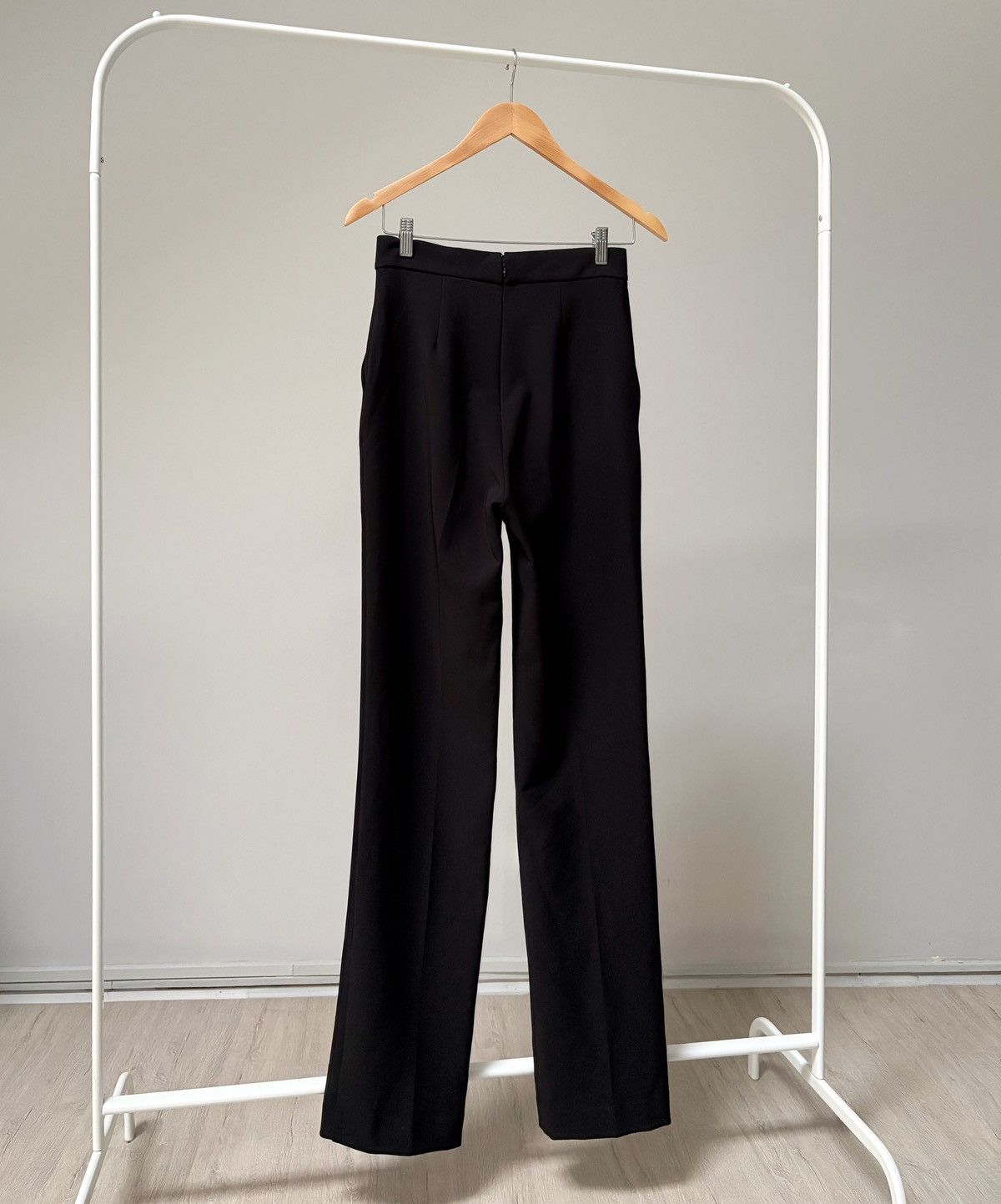 Elisabetta Franchi Elisabetta Franchi Black High Rise Pants Wide Leg IT 42 Size 28" / US 6 / IT 42 - 15 Thumbnail
