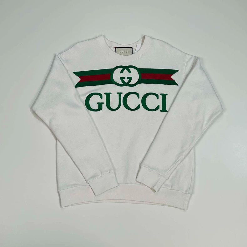 Gucci Gucci SS20 Logo Embroidered Sweatshirt Size US XS / EU 42 / 0 - 1 Thumbnail