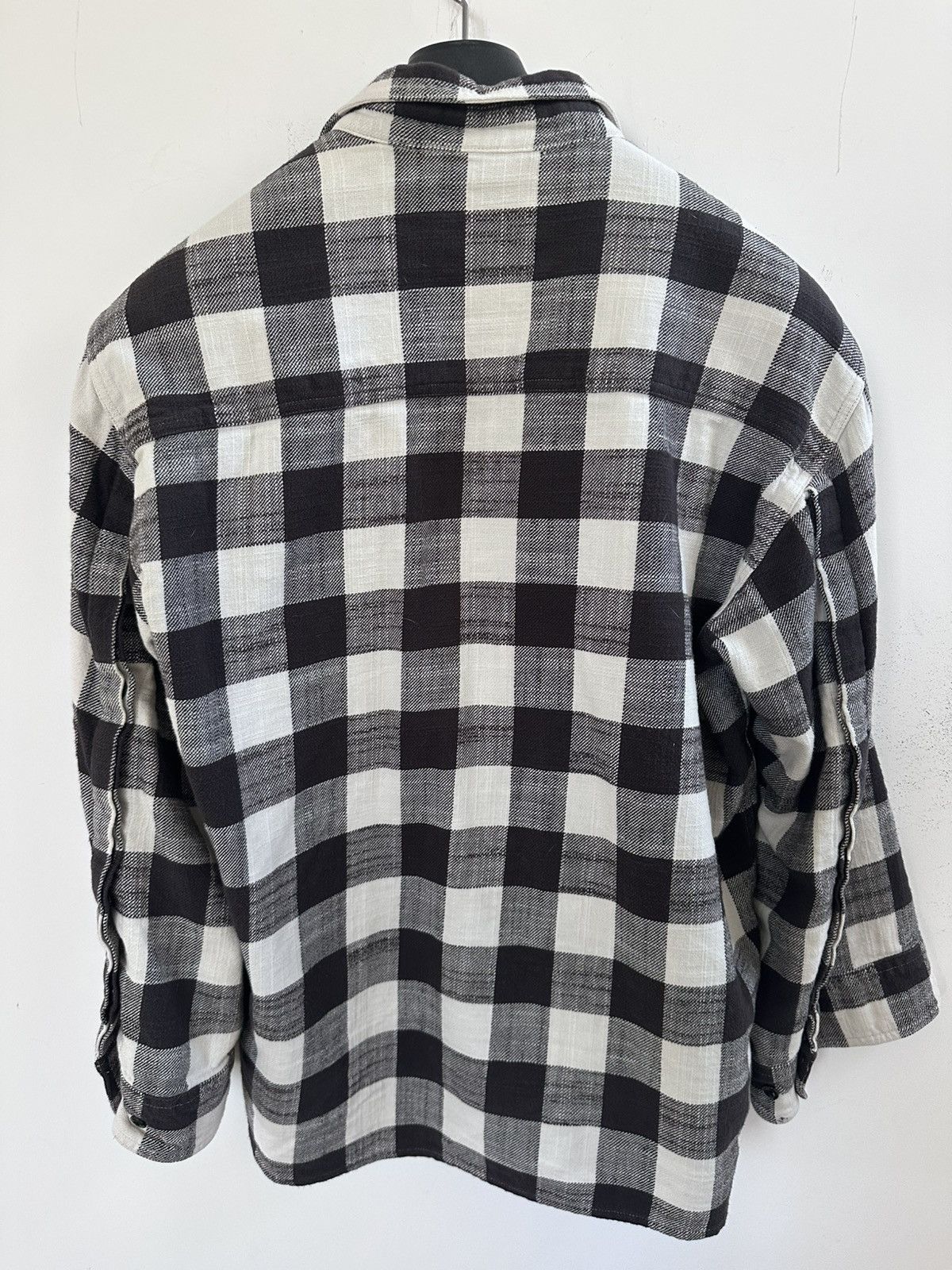 R13 Oversized R13 Buffalo Plaid Japanese Flannel- Fits to Medium Size US XS / EU 42 / 0 - 4 Thumbnail