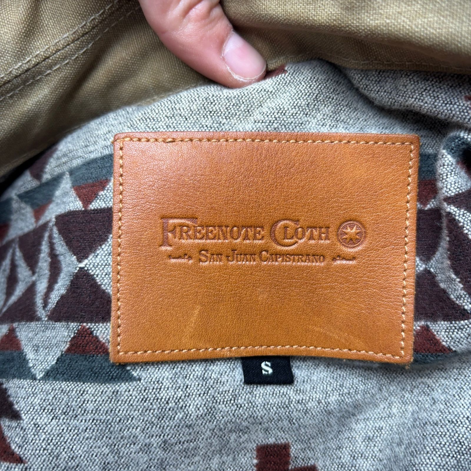 Freenote Cloth Rare Freenote Cloth RJ-2 Riders Waxed Jacket Aztec Lined S Size US S / EU 44-46 / 1 - 5 Thumbnail