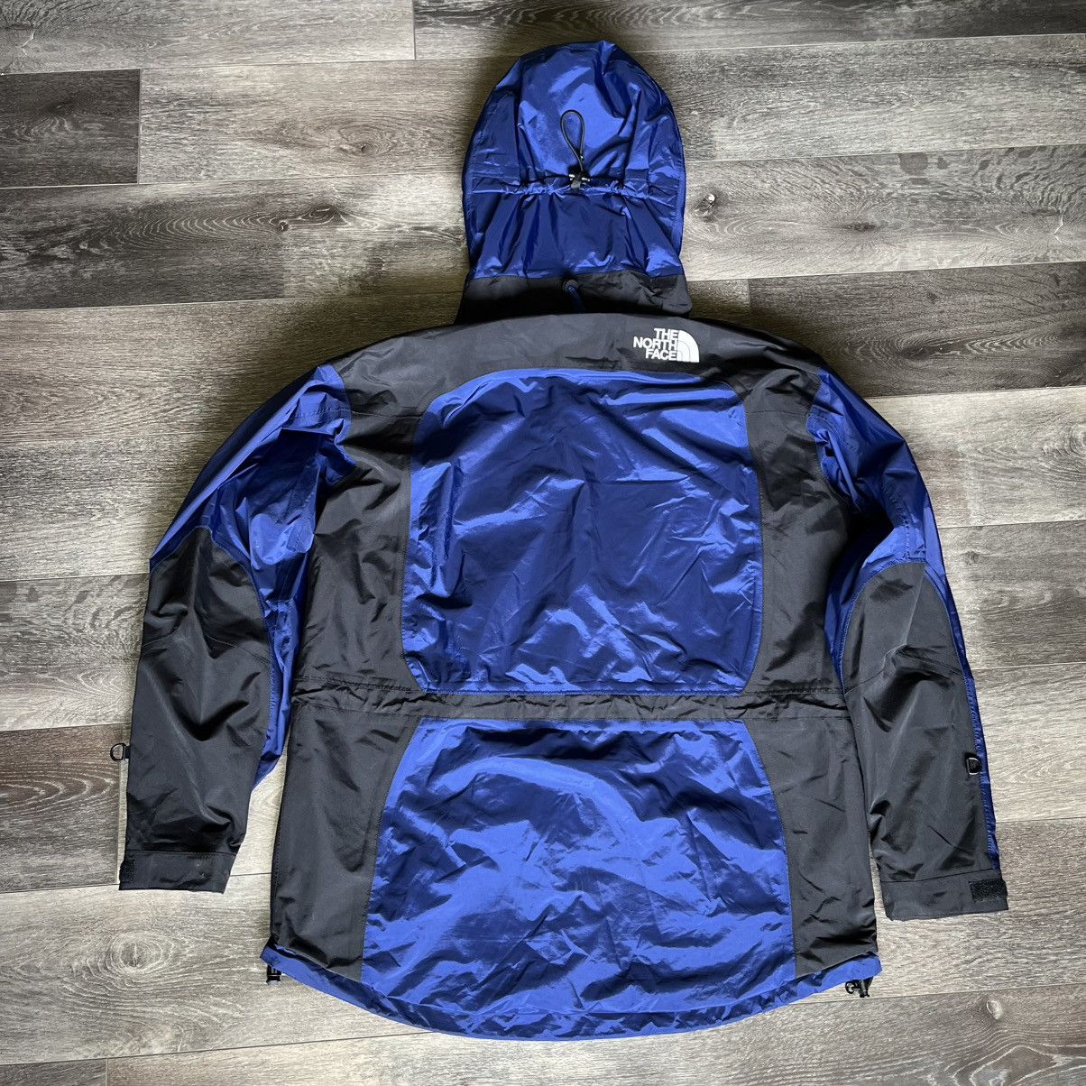 Goretex × The North Face × Vintage Vintage 90s The North Face Gore-Tex Blue Black Parka Jacket Size US L / EU 52-54 / 3 - 2 Thumbnail