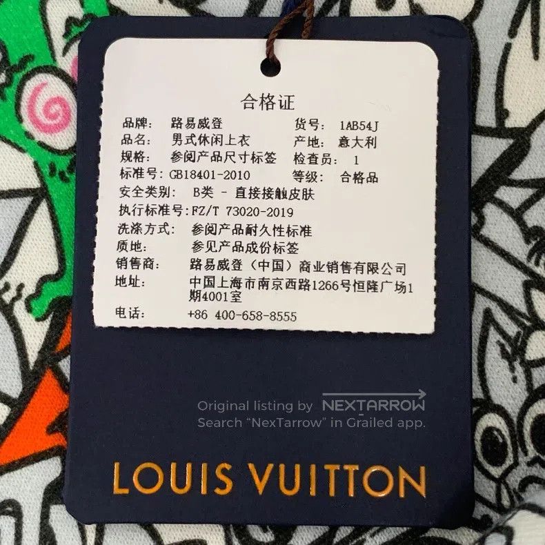 Louis Vuitton Louis Vuitton 23 cartoon patterns printed with hooded colo Size US XS / EU 42 / 0 - 6 Thumbnail
