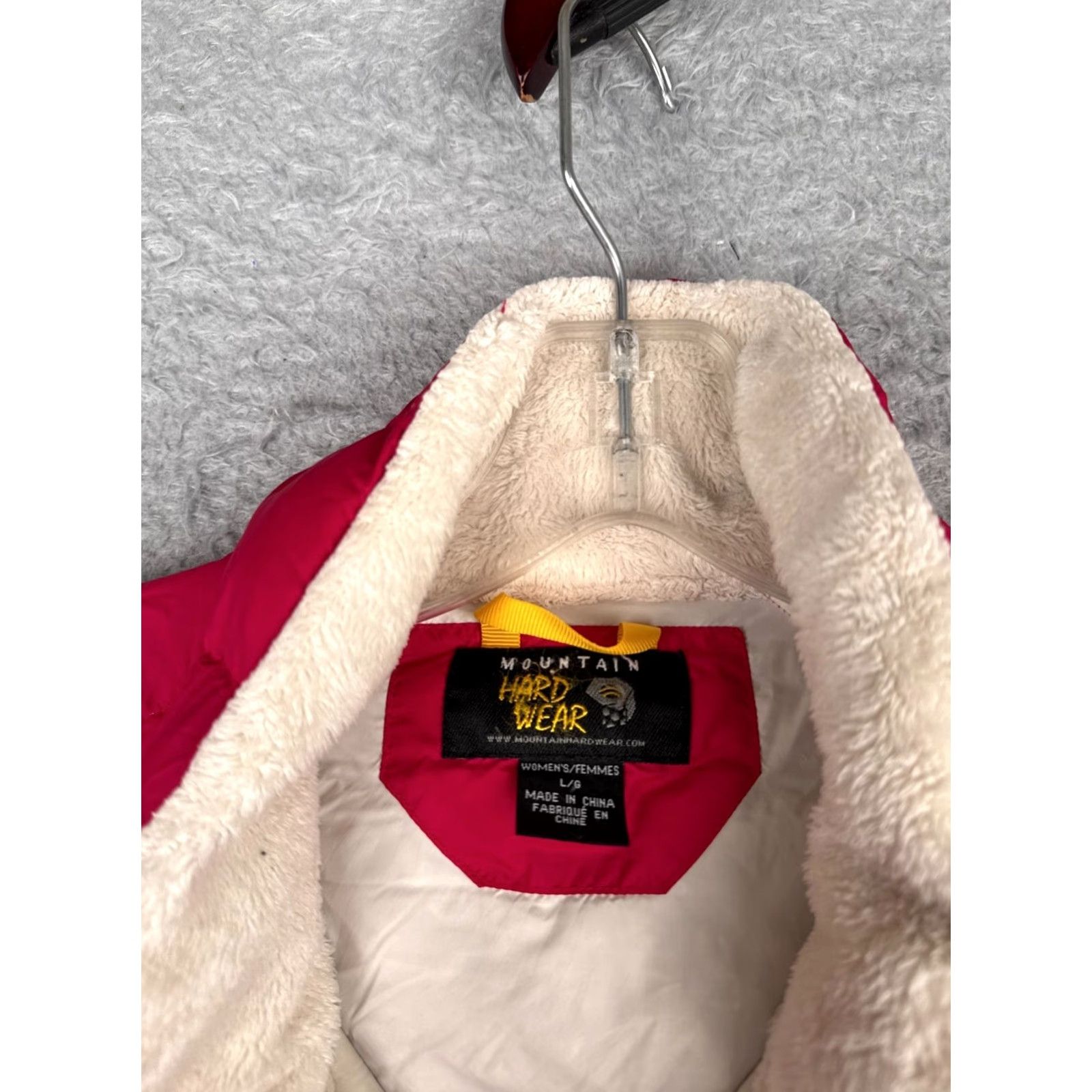 Mountain Hardwear Mountain Hardwear Jacket Womens Large Pink Puffer Down Insulation Nylon Shell Hooded Full Zip Medium-Length Sleeve Size L / US 10 / IT 46 - 6 Thumbnail