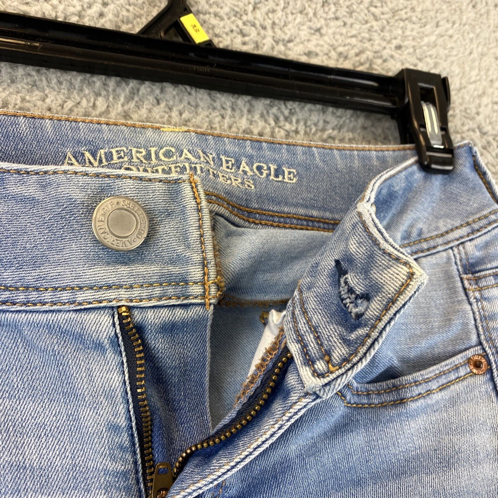 Lucky Brand Lucky Brand Jeans Women's 30X28 Slim Fit Distressed Blue Denim 90s Retro Size 30" / US 8 / IT 44 - 3 Thumbnail