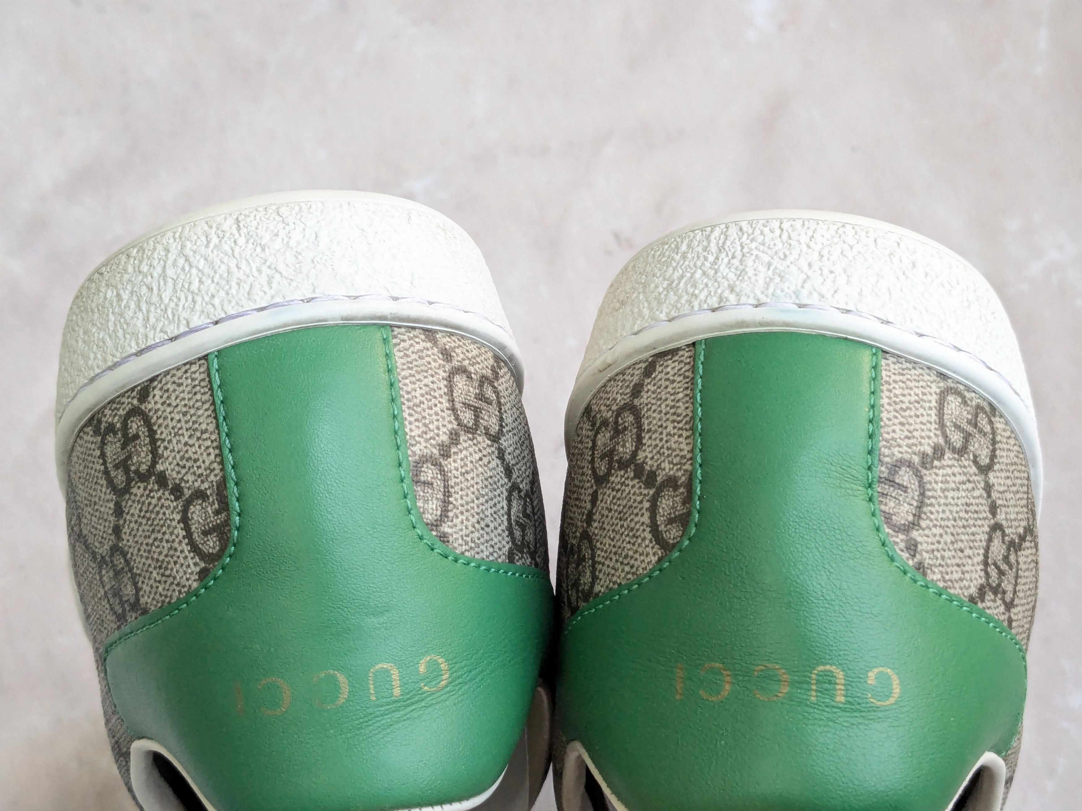 Gucci Gucci Ace Monogram Low 8.5 Canvas GG Logo Size US 8.5 / EU 41-42 - 15 Thumbnail