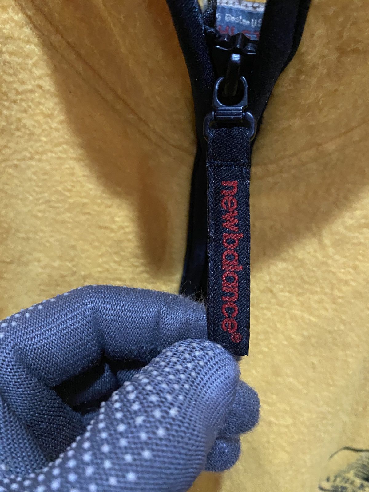 New Balance Vintage New Balance Fleece Pullover – 90s Yellow Quarter-Zip Size US L / EU 52-54 / 3 - 7 Thumbnail