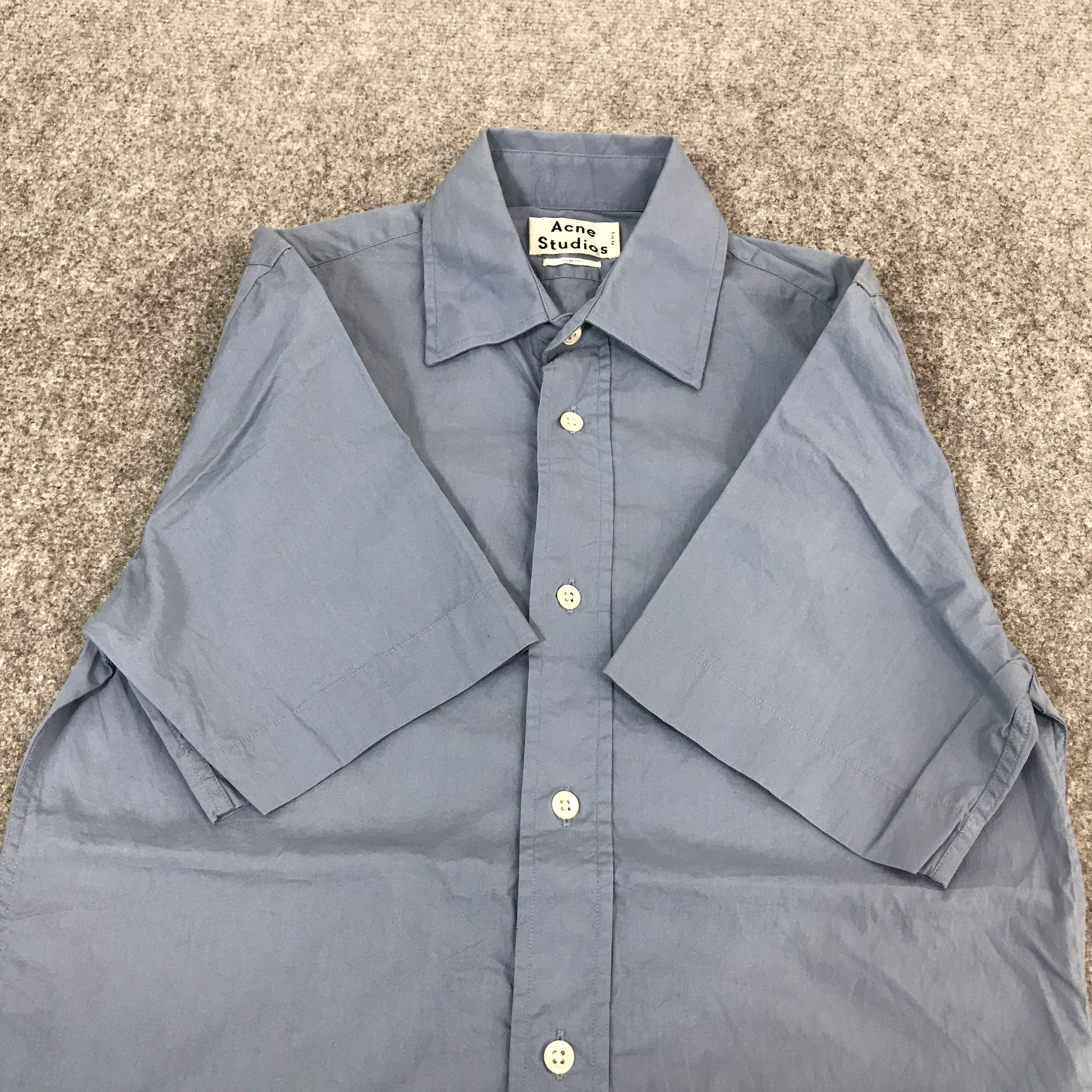 Acne Studios ACNE STUDIOS SLIM FIT BUTTON UP TSHIRTS Size US S / EU 44-46 / 1 - 8 Thumbnail