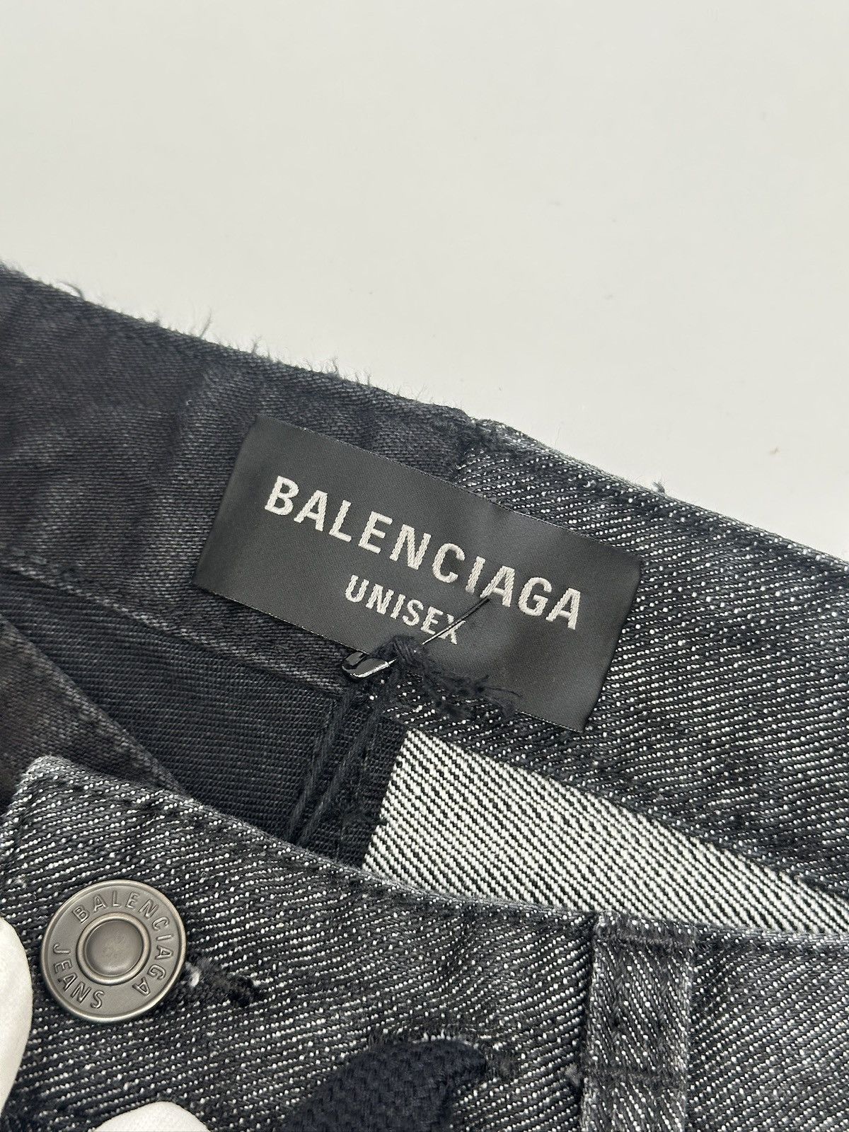Balenciaga Balenciaga 50/50 Baggy & Flare Denim Pants Size US 30 / EU 46 - 7 Thumbnail