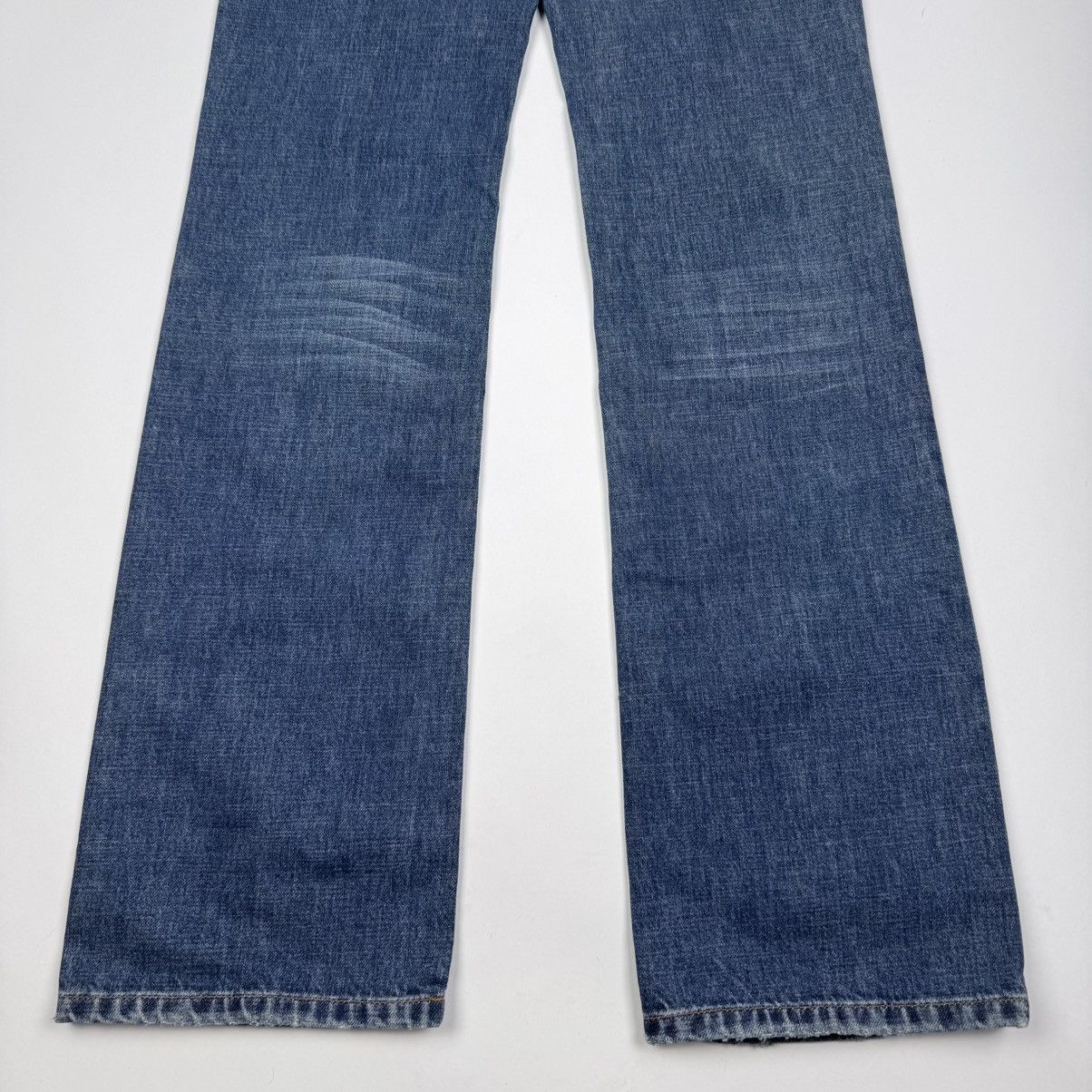 Prada Prada 2006 Blue Washed ”Regular Fit” Bootcut Jeans Size US 34 / EU 50 - 7 Thumbnail