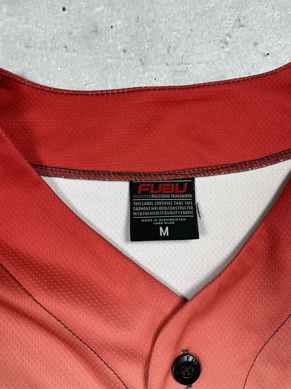 Fubu × Vintage Vintage Fubu Jersey Baseball Shirt 90s Rap Tee Hip Hop Size US M / EU 48-50 / 2 - 7 Thumbnail