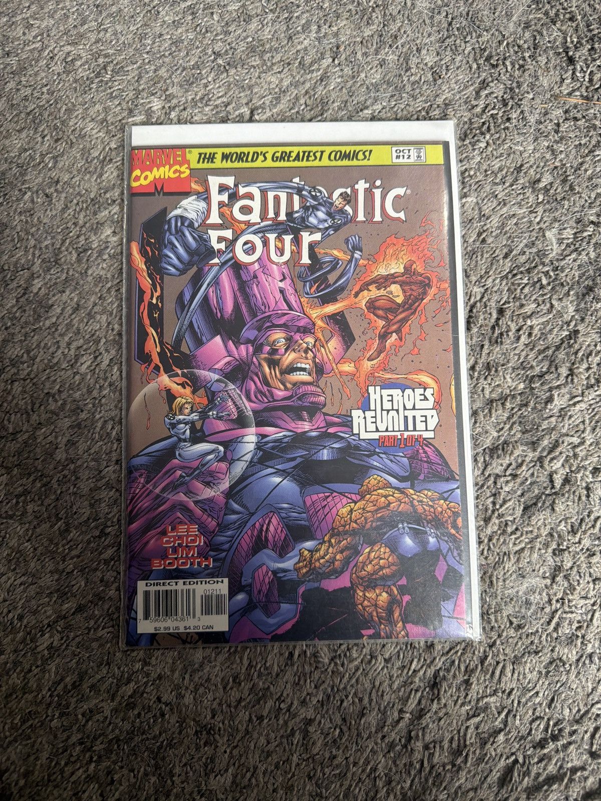 Marvel Comics 1997 Marvel Comics Fantastic Four Vol. 2 #12 Doomsday! Comic Size ONE SIZE - 1 Thumbnail