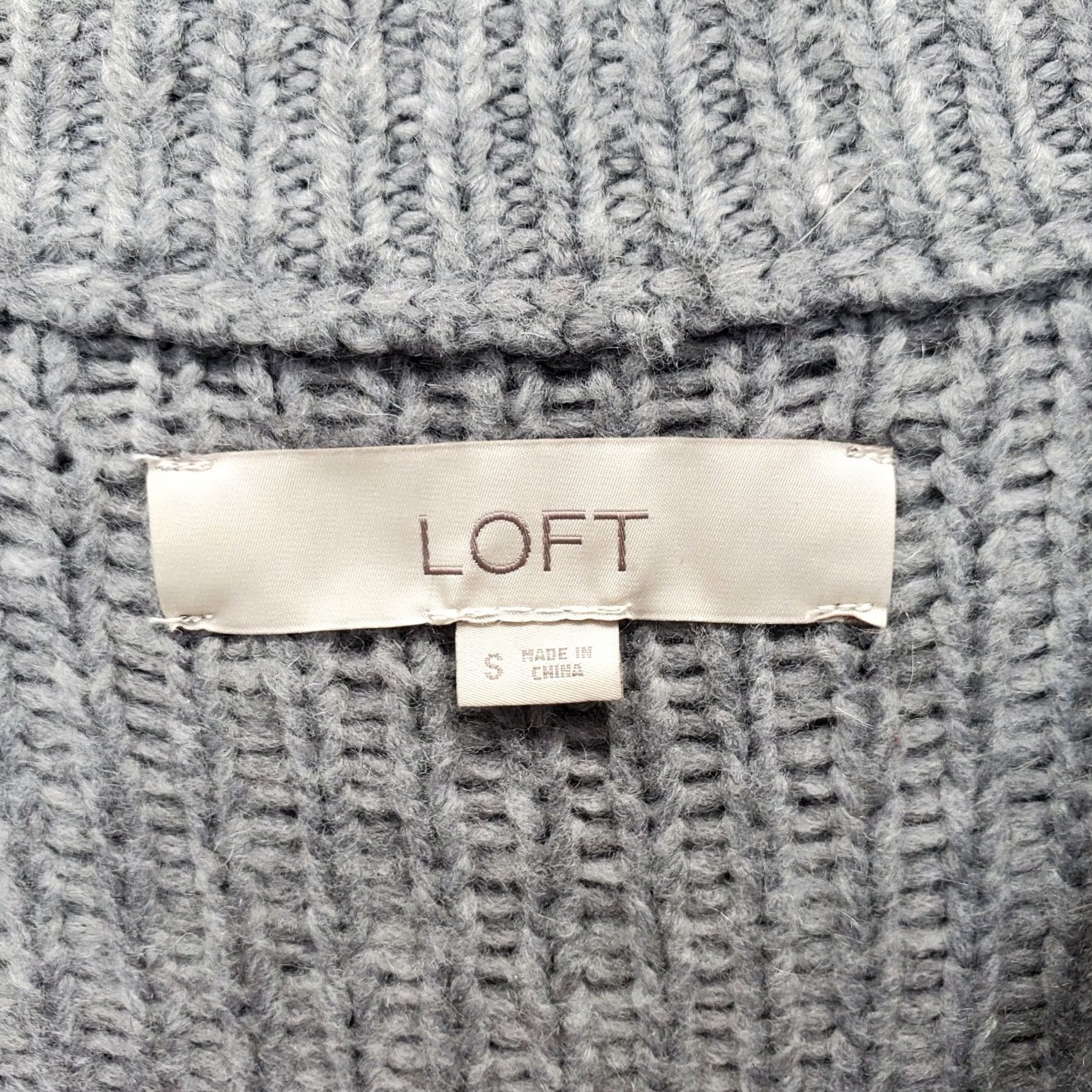 Loft LOFT Knit Sweater Womens Small Multicolor Fair Isle Wool Blend Long Sleeve Crew Neck Size S / US 4 / IT 40 - 6 Thumbnail