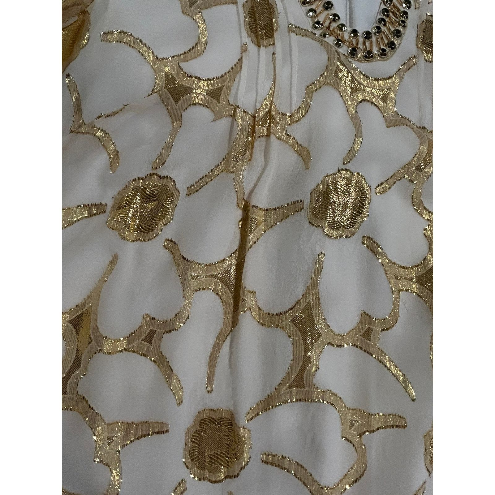 Lilly Pulitzer Colby Shift Dress Gold Floral- SIZE 4