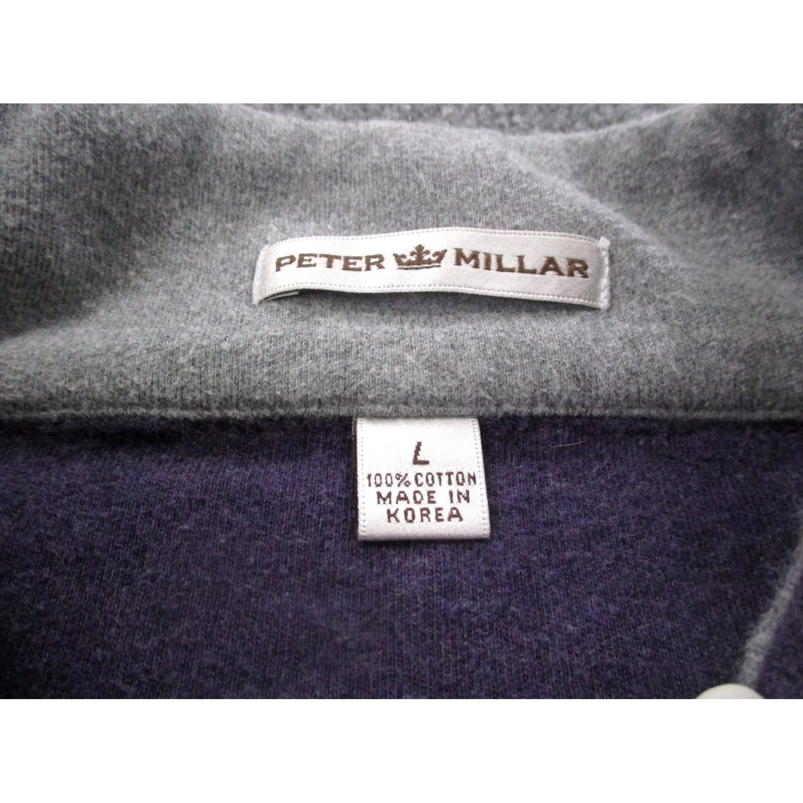 Peter Millar Peter Millar Jacket Purple L Mens Golf Classic Preppy Casual Sweater Pullover Size US L / EU 52-54 / 3 - 6 Thumbnail