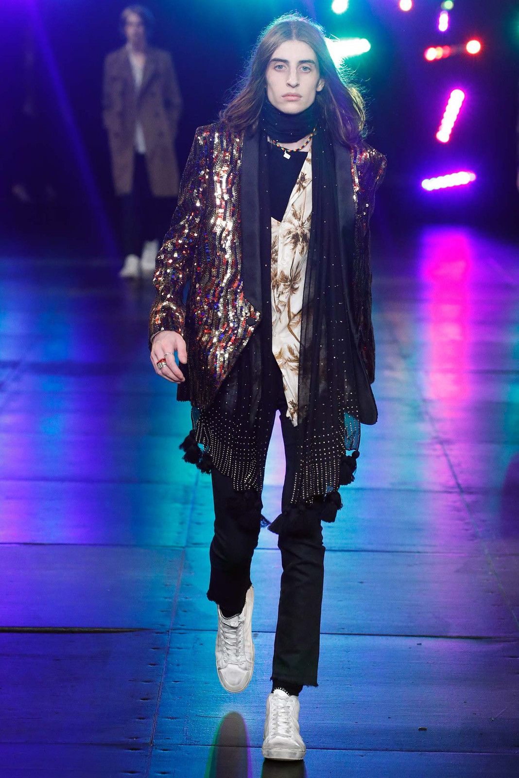 Saint Laurent Paris SAINT LAURENT PARIS BY HEDI SLIMANE 16SS Runway Scarf Size ONE SIZE - 8 Thumbnail