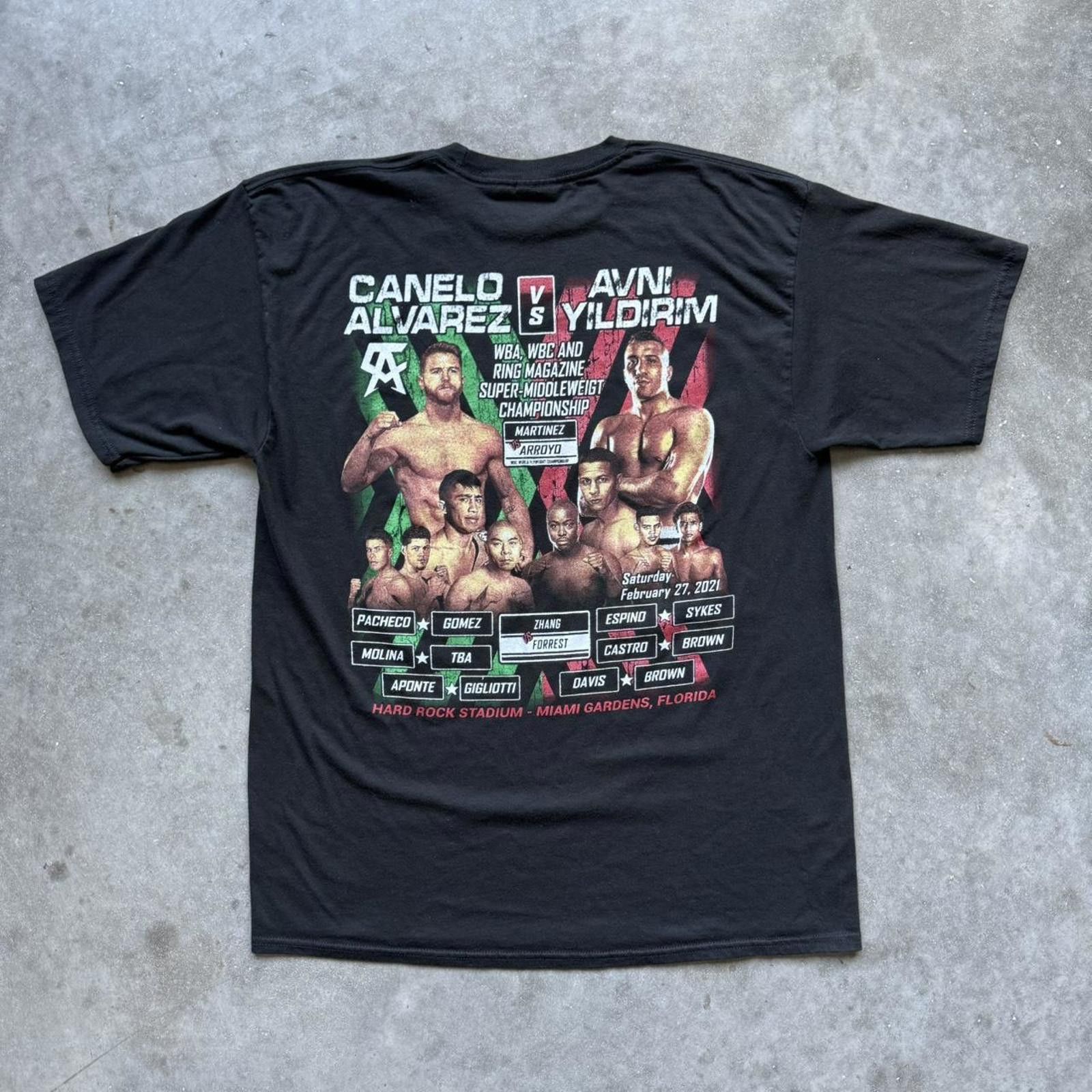 Other Canelo vs Yildirim Hard Rock Stadium Miami 2021 Boxing Shirt Size US L / EU 52-54 / 3 - 2 Thumbnail