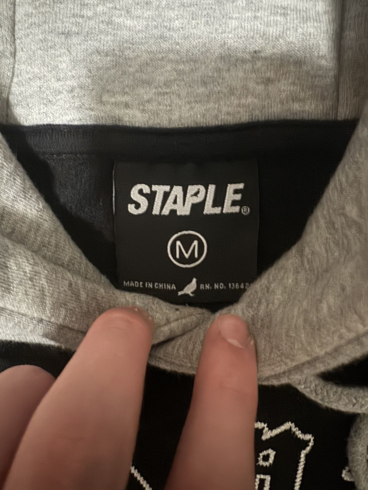 Staple EMBROIDERED BLACK STAPLE HOODIE Size US M / EU 48-50 / 2 - 2 Thumbnail