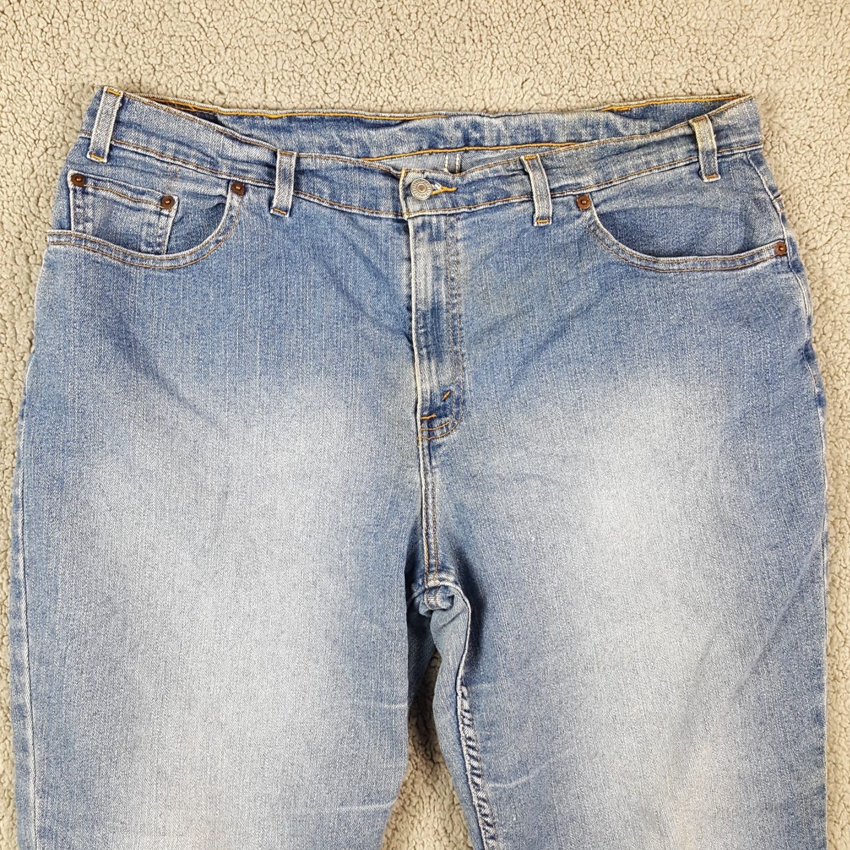 Levi's Vintage Levi's 505 Jeans Women’s Size 38x30 Tapered Relaxed Fit Denim Blue Y2K 90s Size 40" / US 18 - 2 Thumbnail